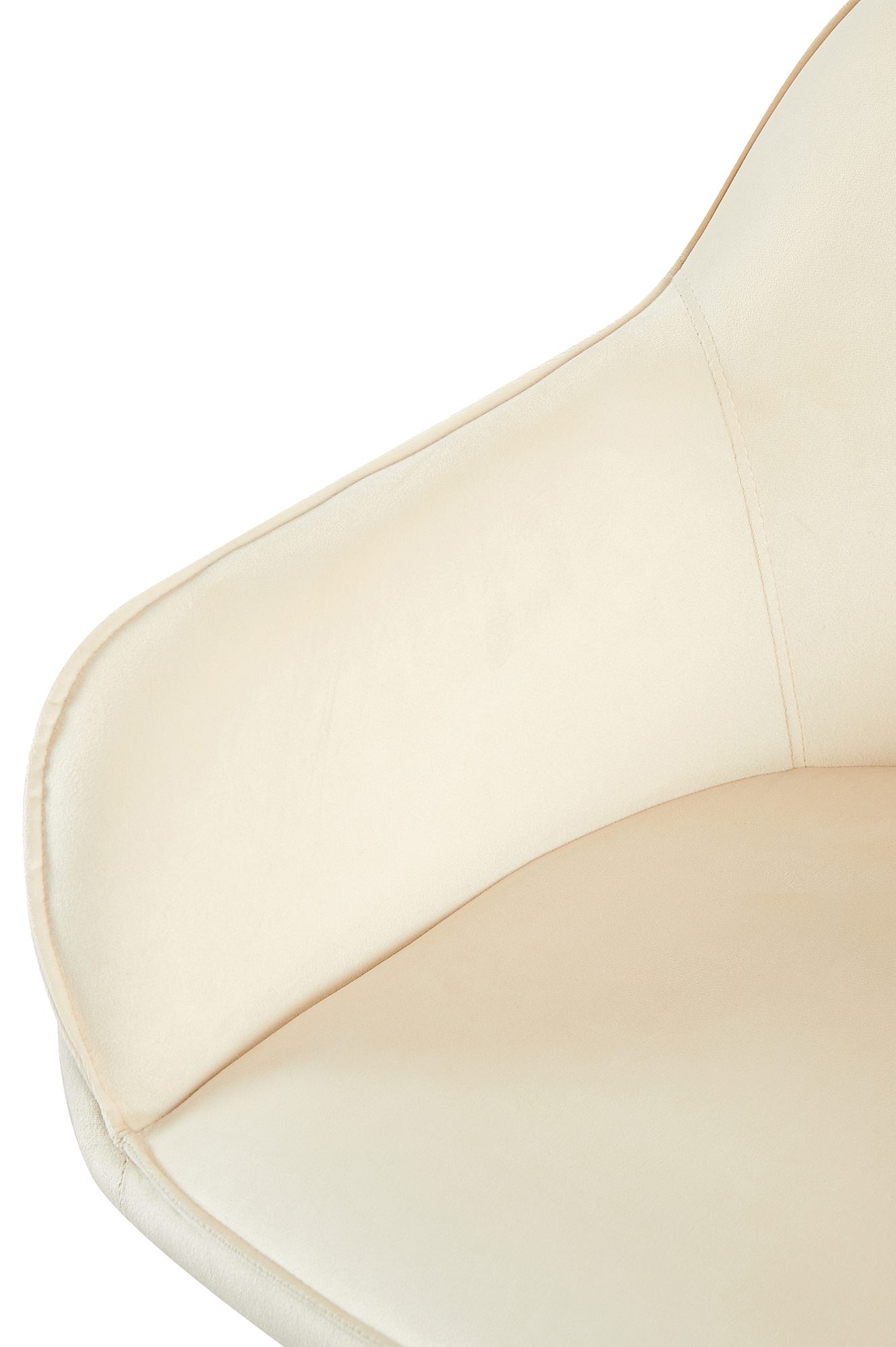Esszimmerstuhl Boise Samt, creme