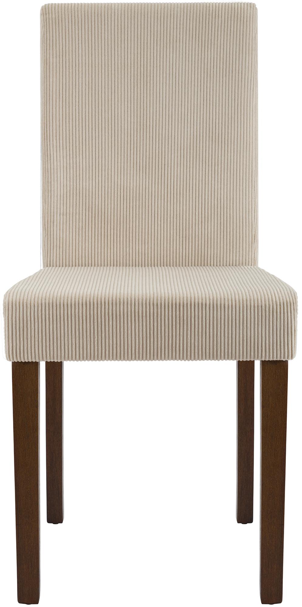 Esszimmerstuhl Ina Cord antik dunkel, hellbraun