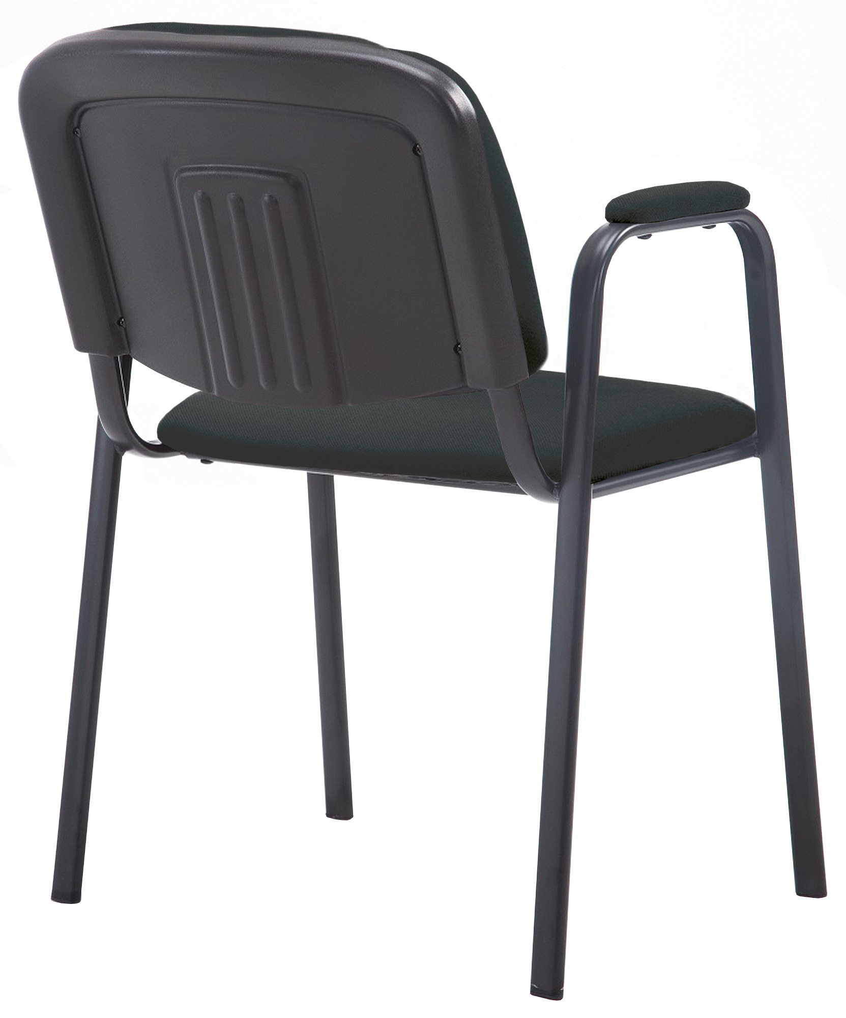 Besucherstuhl Ken PRO Stoff, schwarz