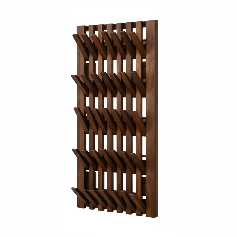 Garderobenpaneel QUEST - 55 x 105 cm Nussbraun