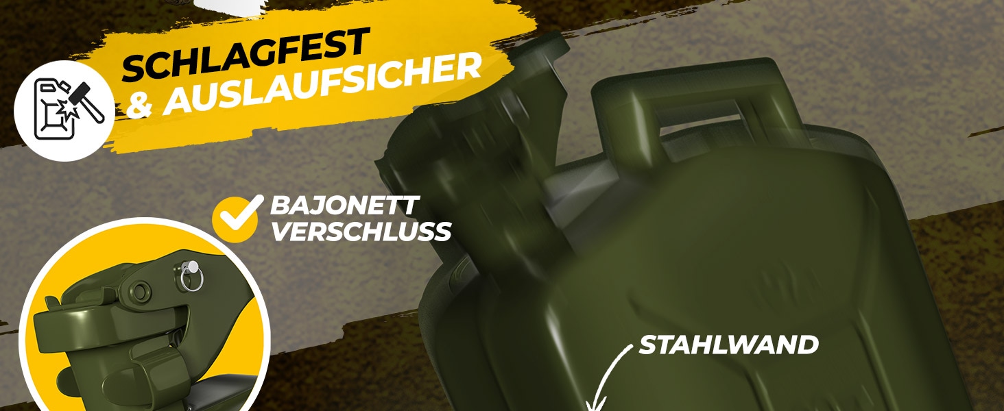 Metallkanister Grün 20 Liter