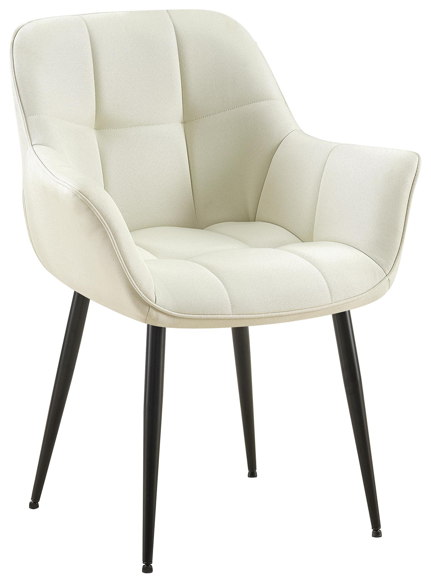 Esszimmerstuhl Roseville Stoff, creme