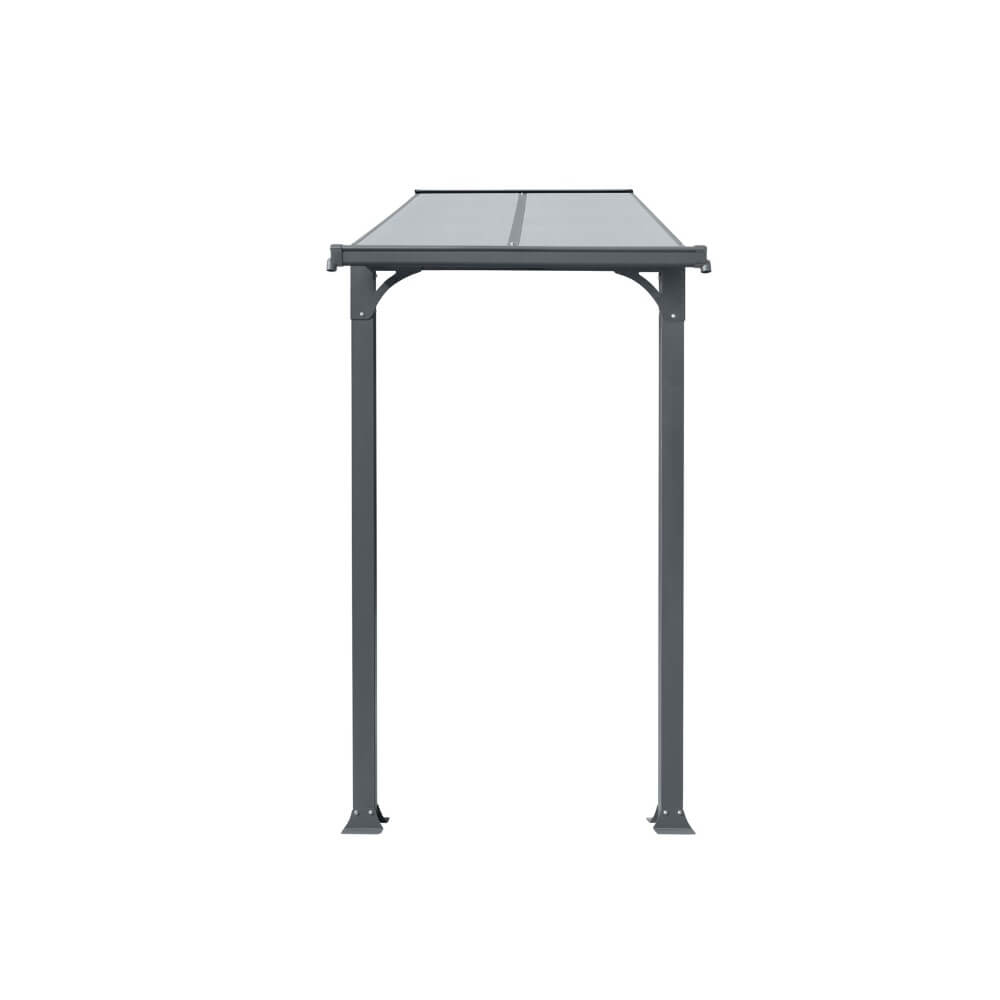 Vordach Haustür CUBIS S - 150 x 150 cm Anthrazit