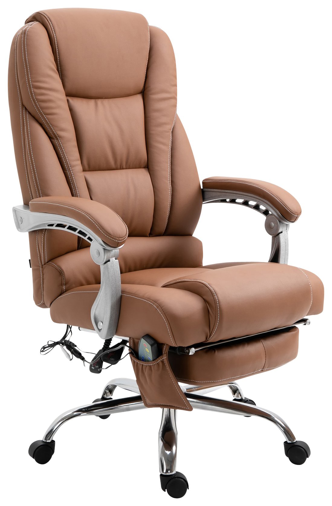 Bürostuhl Pacific mit Massagefunktion, hellbraun