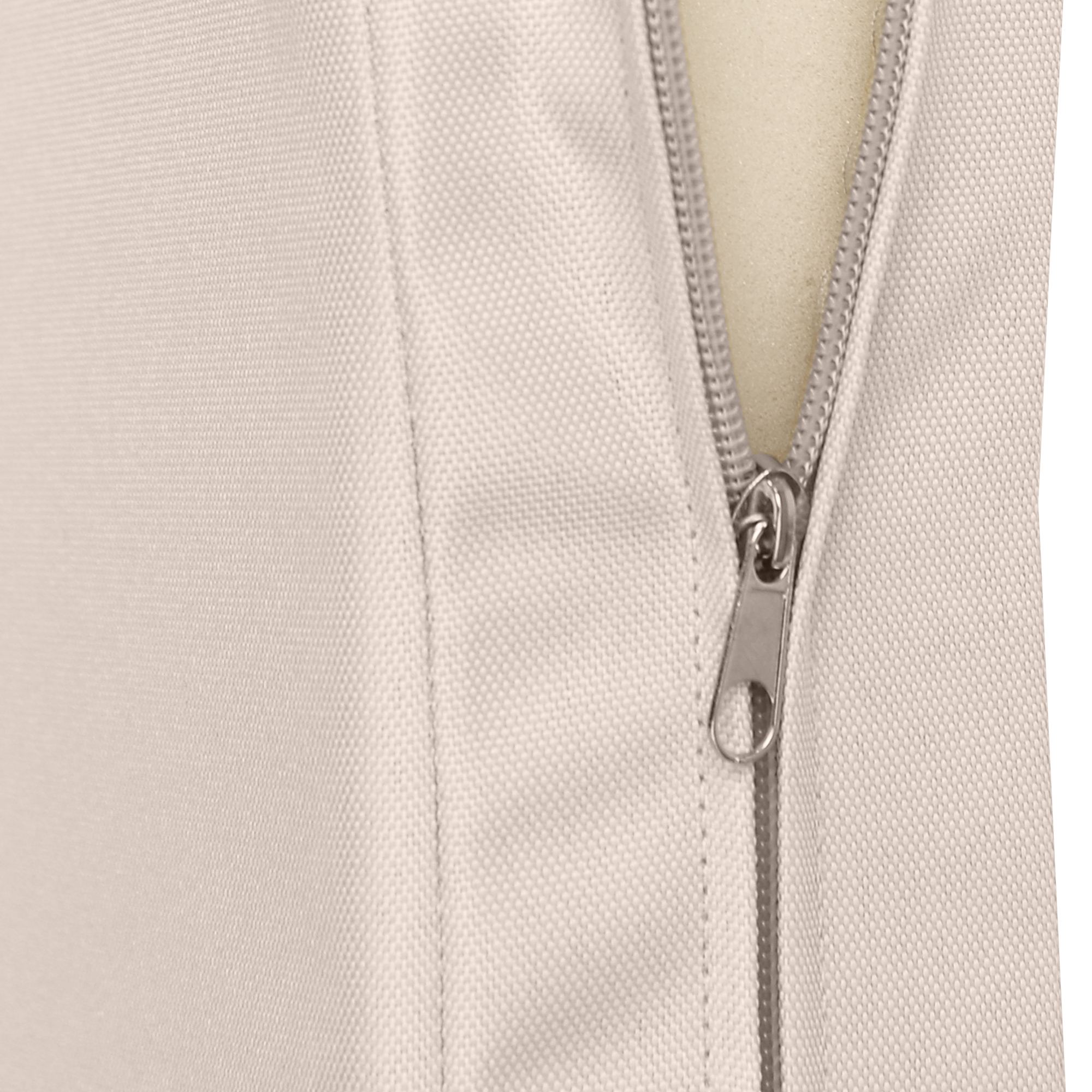 Teakbank Daxon mit Sitzkissen 180 cm, creme