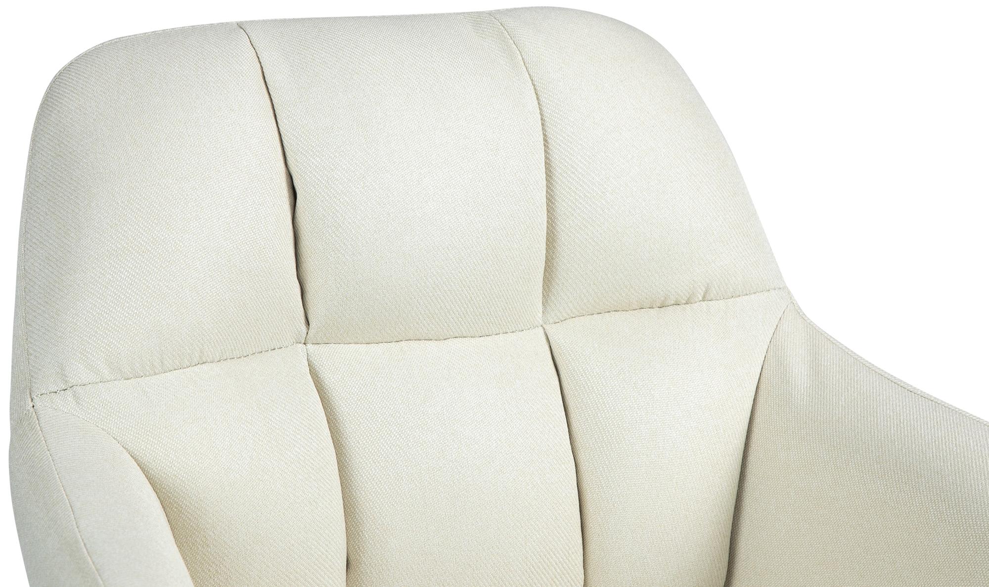 Barhocker Natoma Stoff schwarz, creme