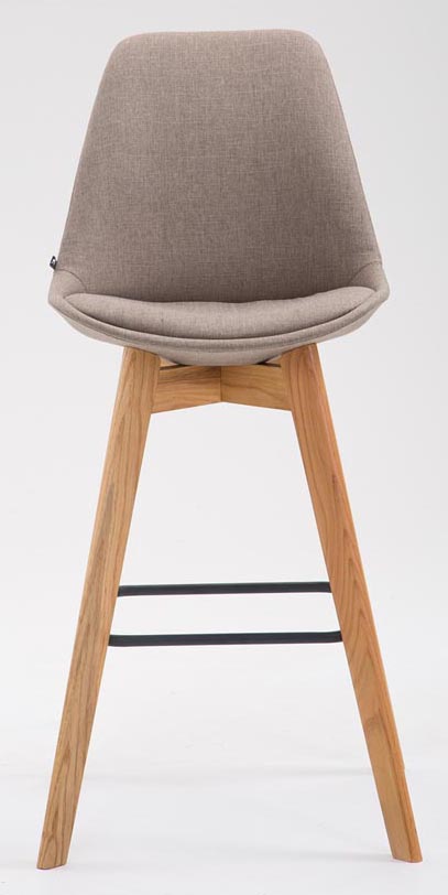 2er Set Barhocker Metz Stoff natura, taupe