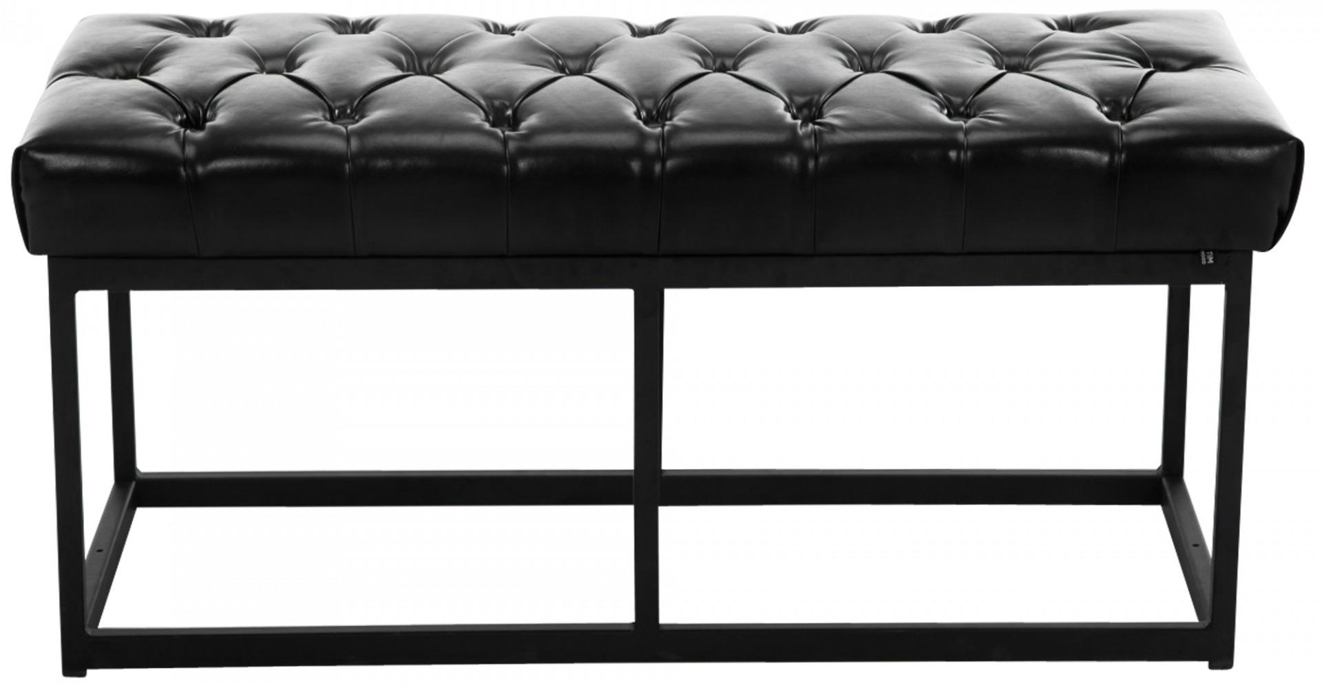 Sitzbank Amun Kunstleder B100, schwarz