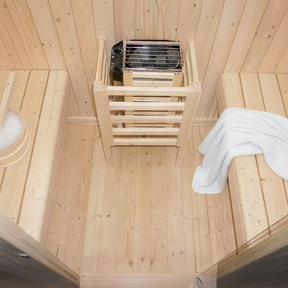 Outdoor Sauna CUBE M - 194 x 120 cm für 2 Personen