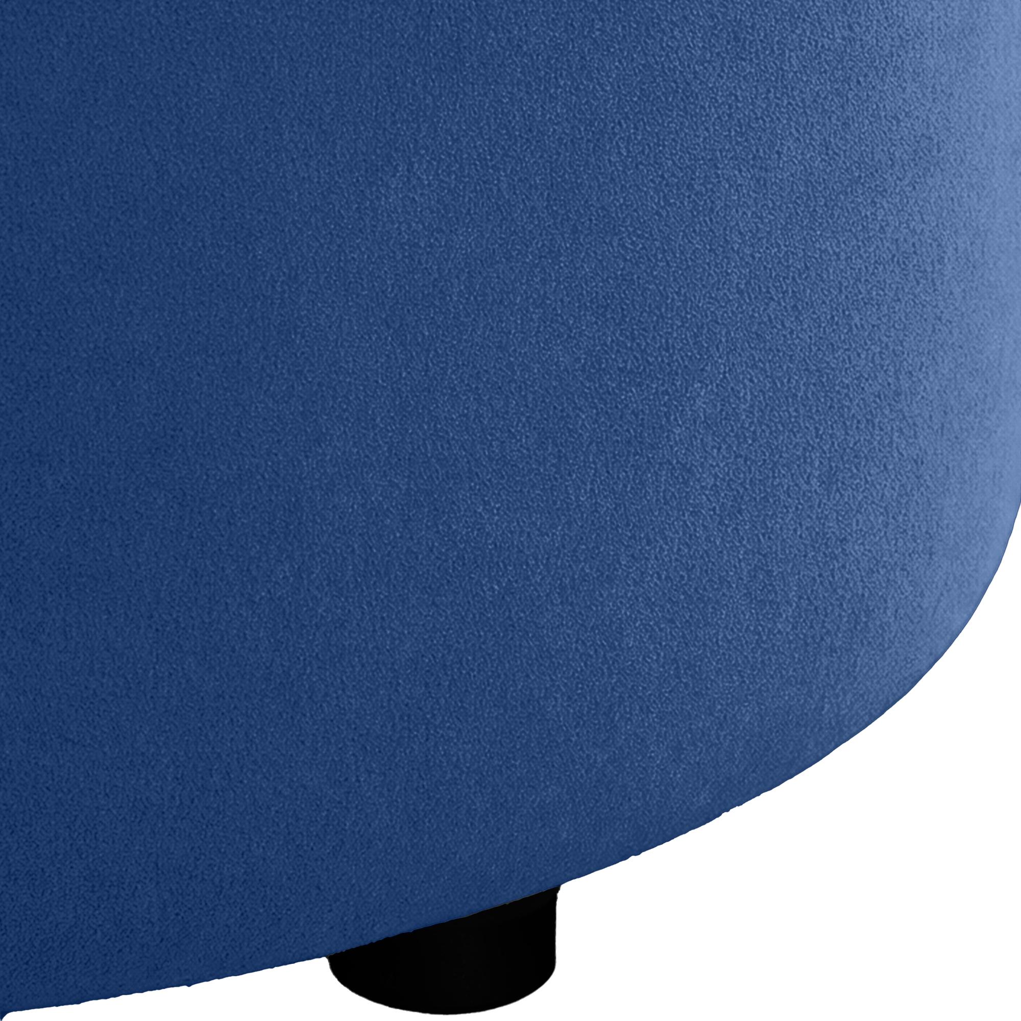Sitzhocker Pantin Samt, blau