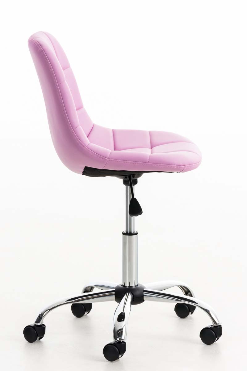 Bürostuhl Emil Kunstleder, pink