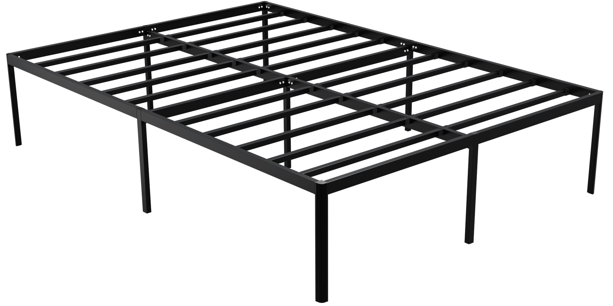 Metallbett Hamlin 200x140x41 cm, schwarz