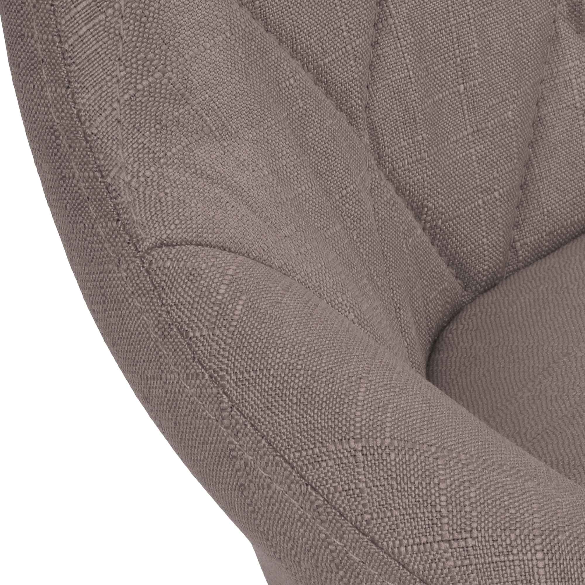 Barhocker Lazio Stoff chrom, taupe