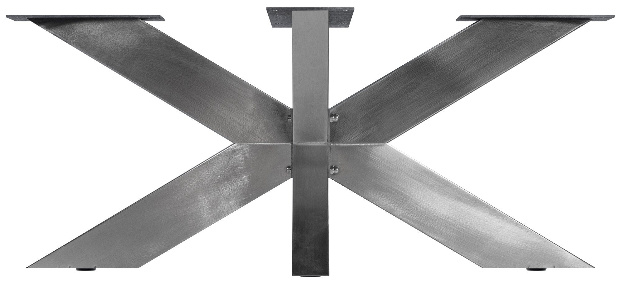 Tischbeine Duncan L98xB58xH43 cm, edelstahl