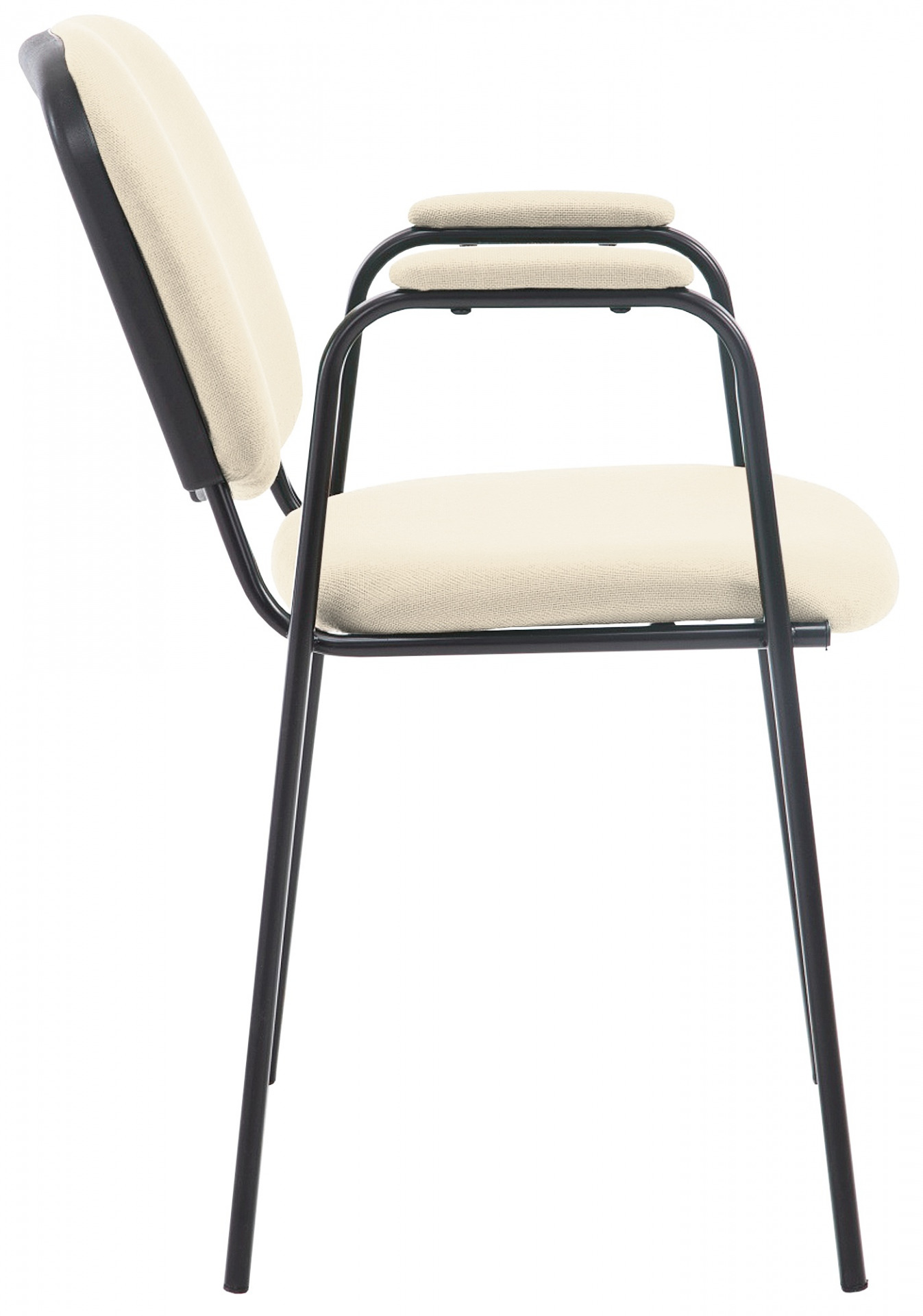 Besucherstuhl Ken PRO Stoff, creme