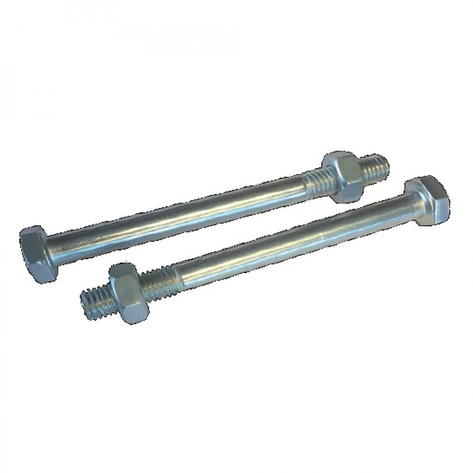 528970 Durchgangsschraube EDELSTAHL, M 10 x 110 mm, inkl. Scheiben+Mutter, Paket á 2 Stück