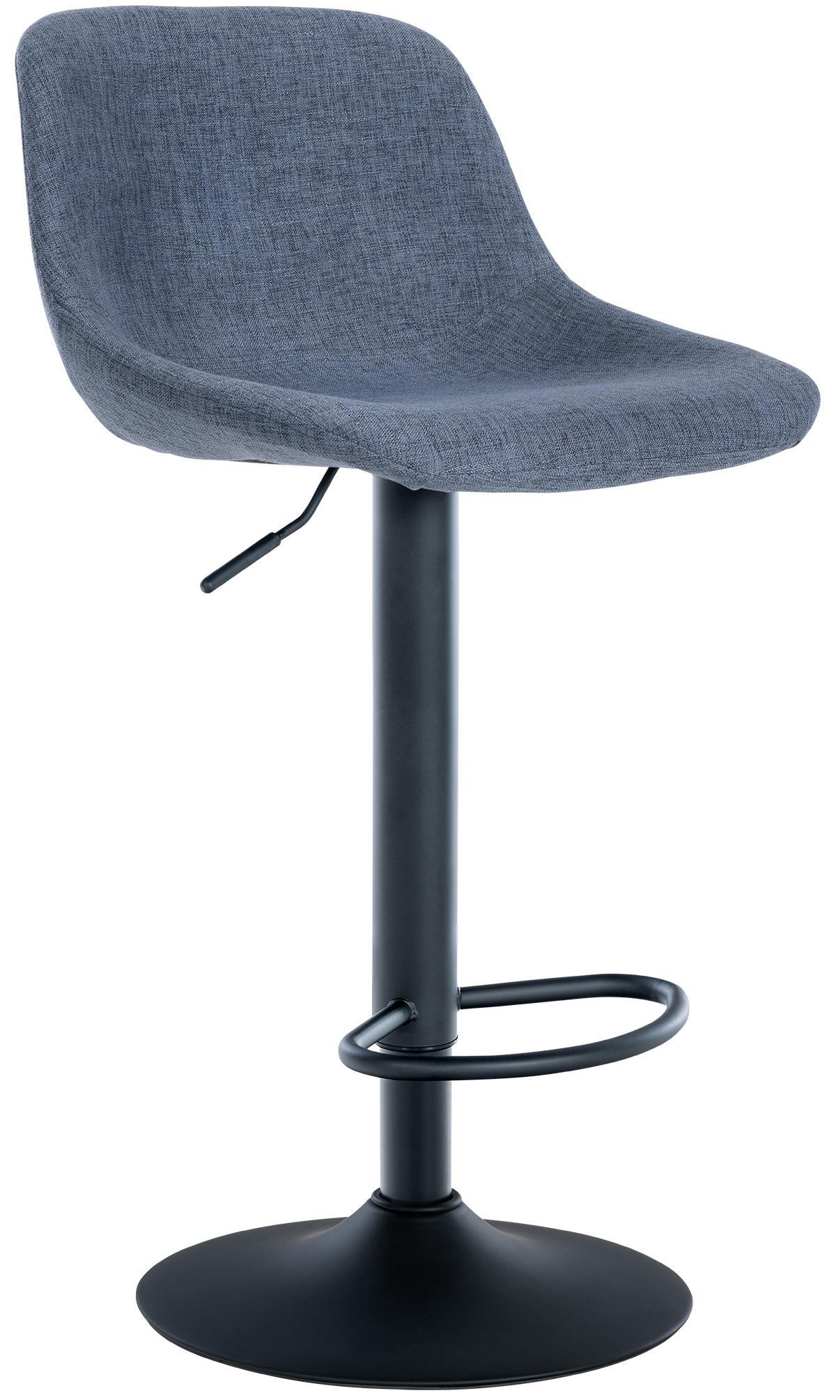 Barhocker Loft Stoff, blau