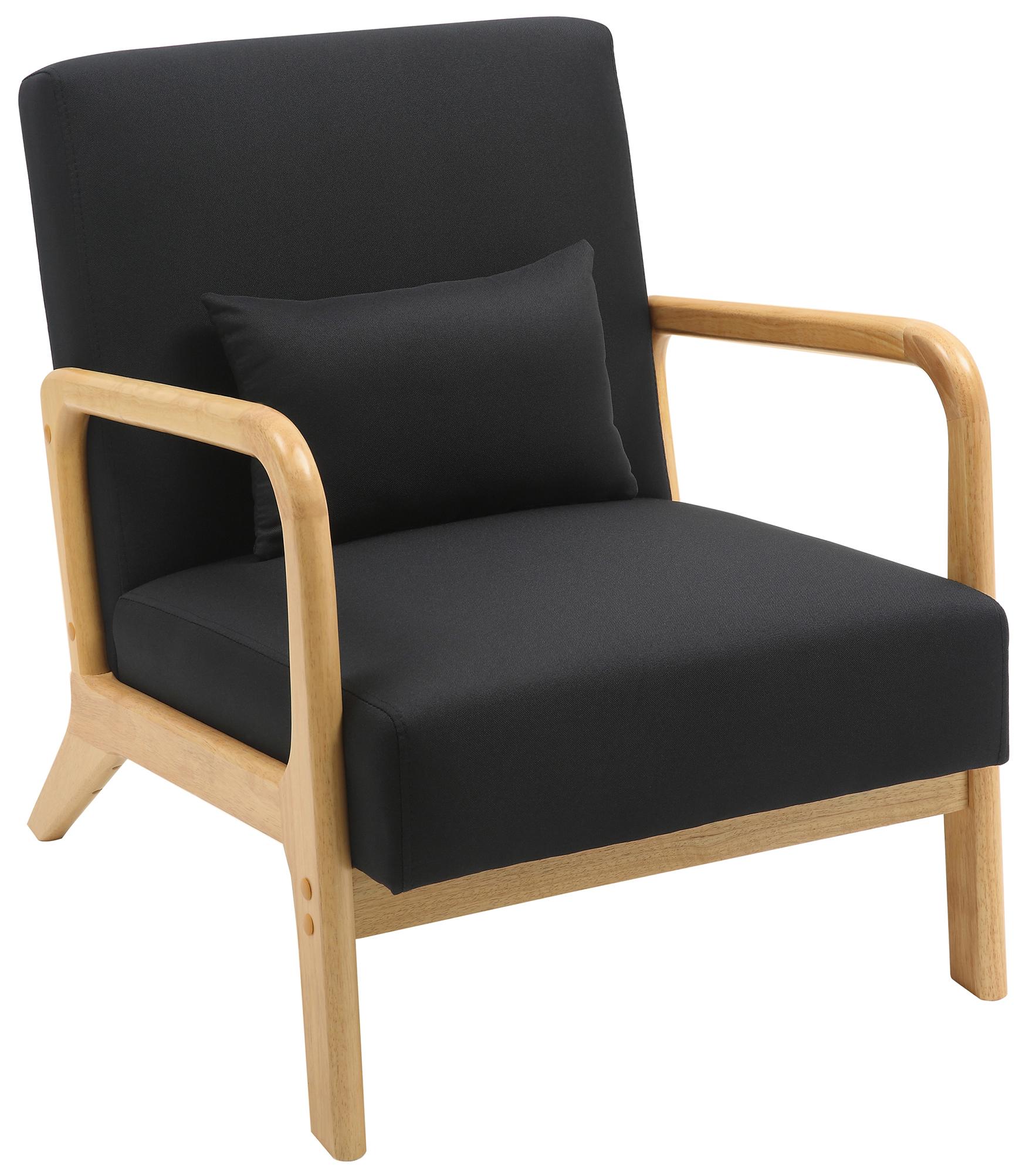 Sessel Hibbing Stoff, schwarz
