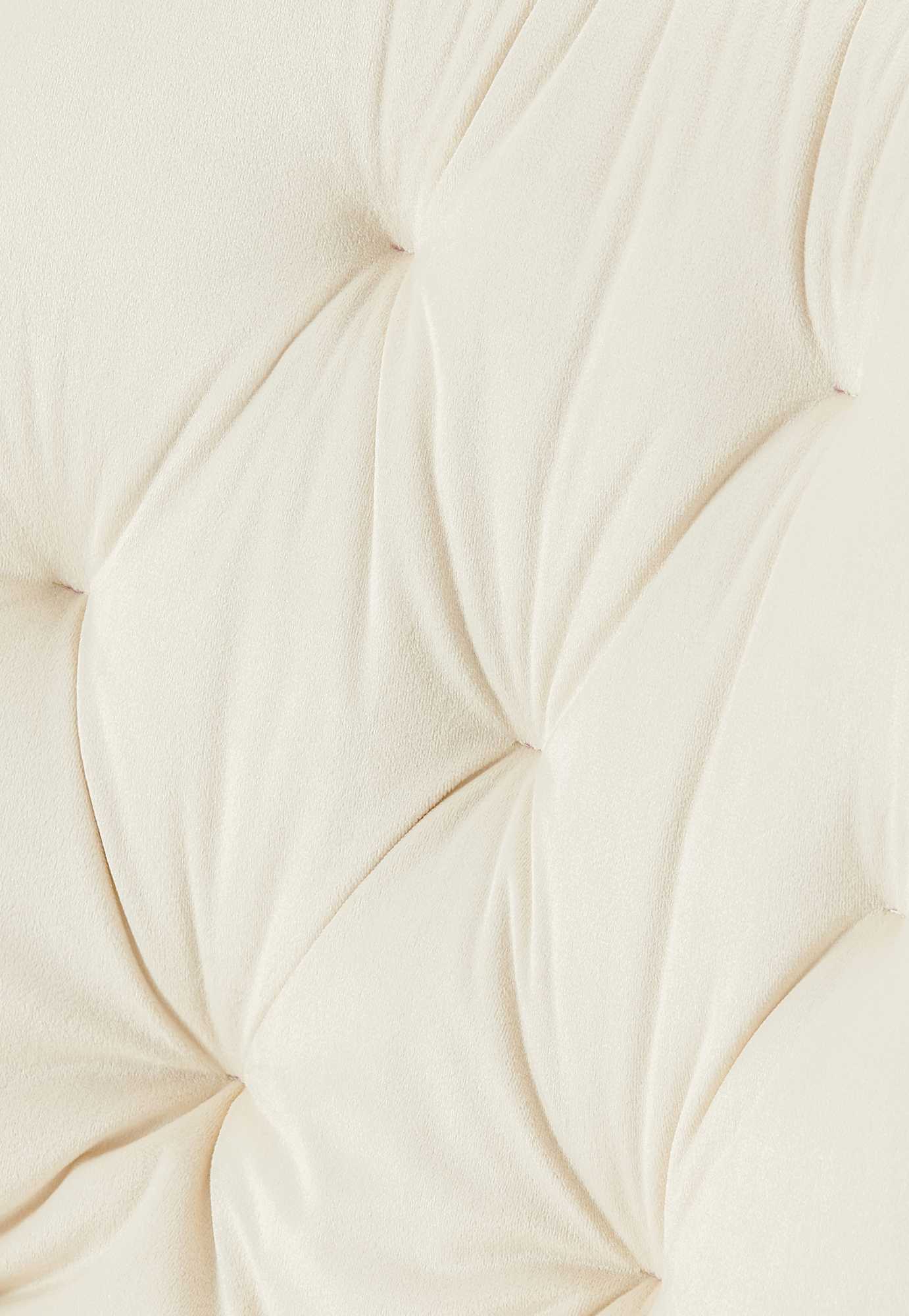 2er Set Esszimmerstuhl Wallace Samt, creme