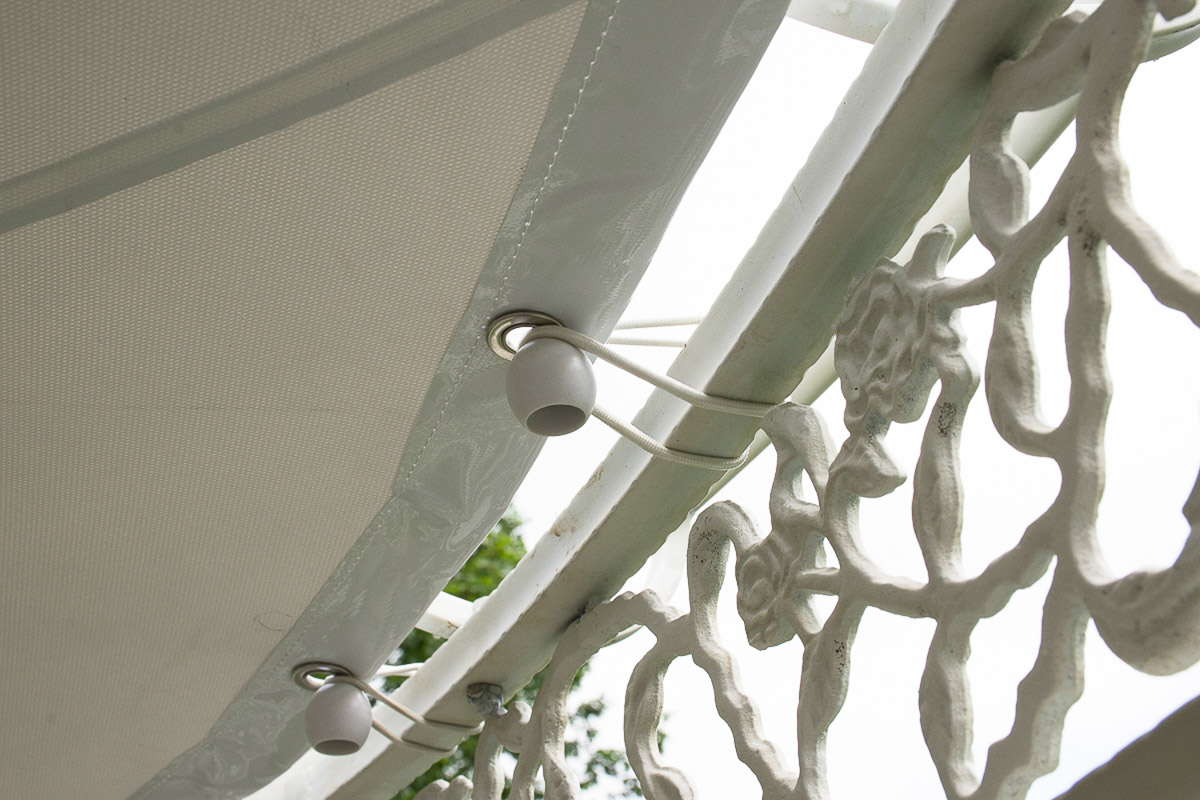 Dach für Luxus Pavillon Romantik 350 cm, weiß