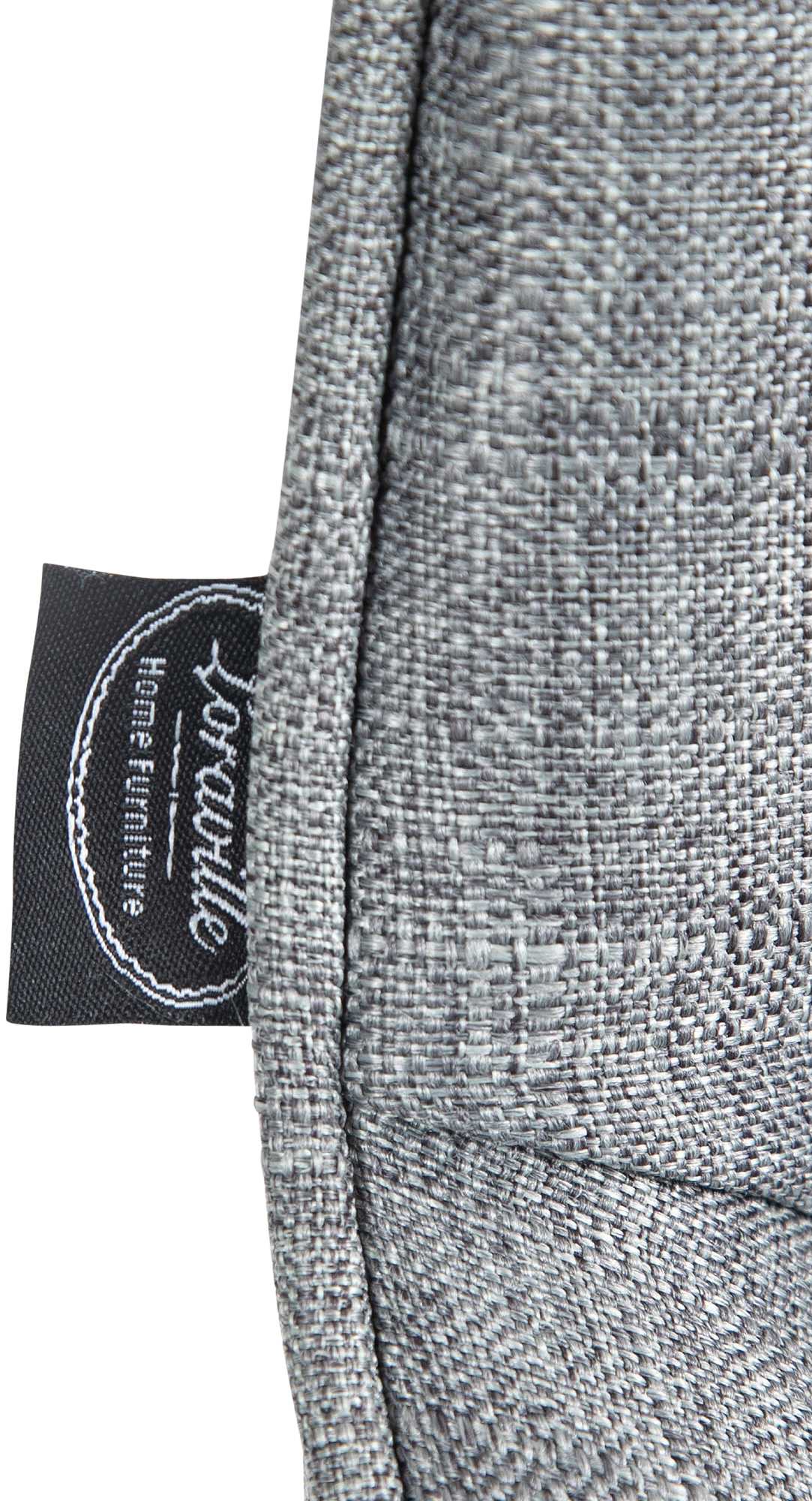 Barhocker Vonore Stoff chrom, grau