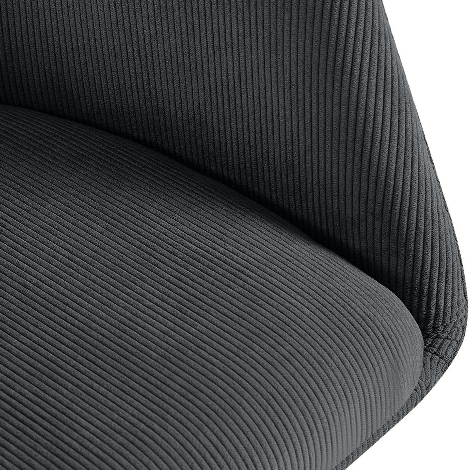 Esszimmerstuhl Olema Cord, schwarz
