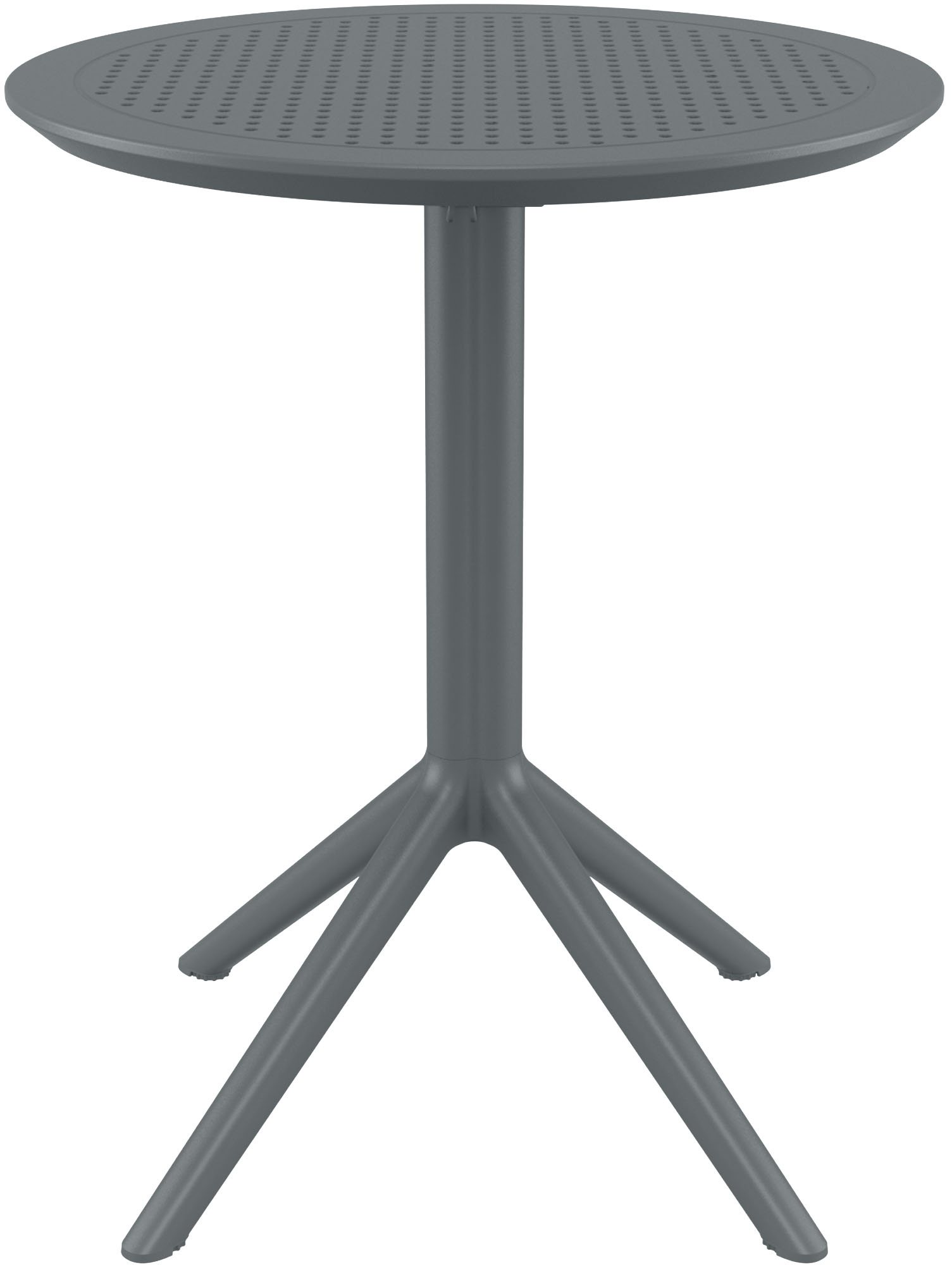 Klapptisch Sky rund, dunkelgrau