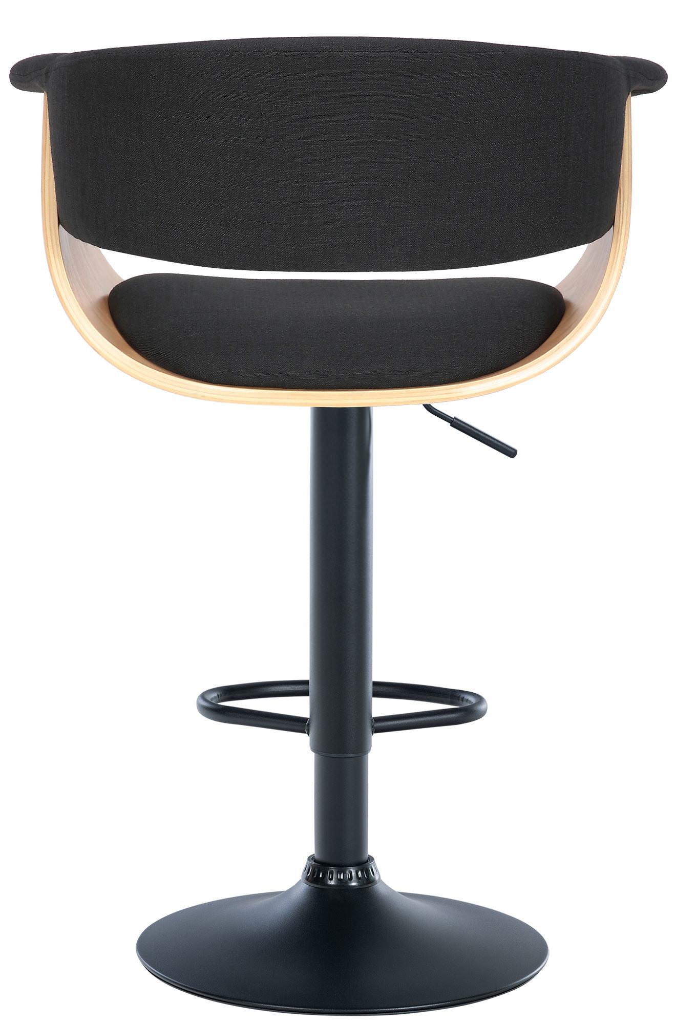 2er Set Barhocker Vestal Stoff, natura/schwarz