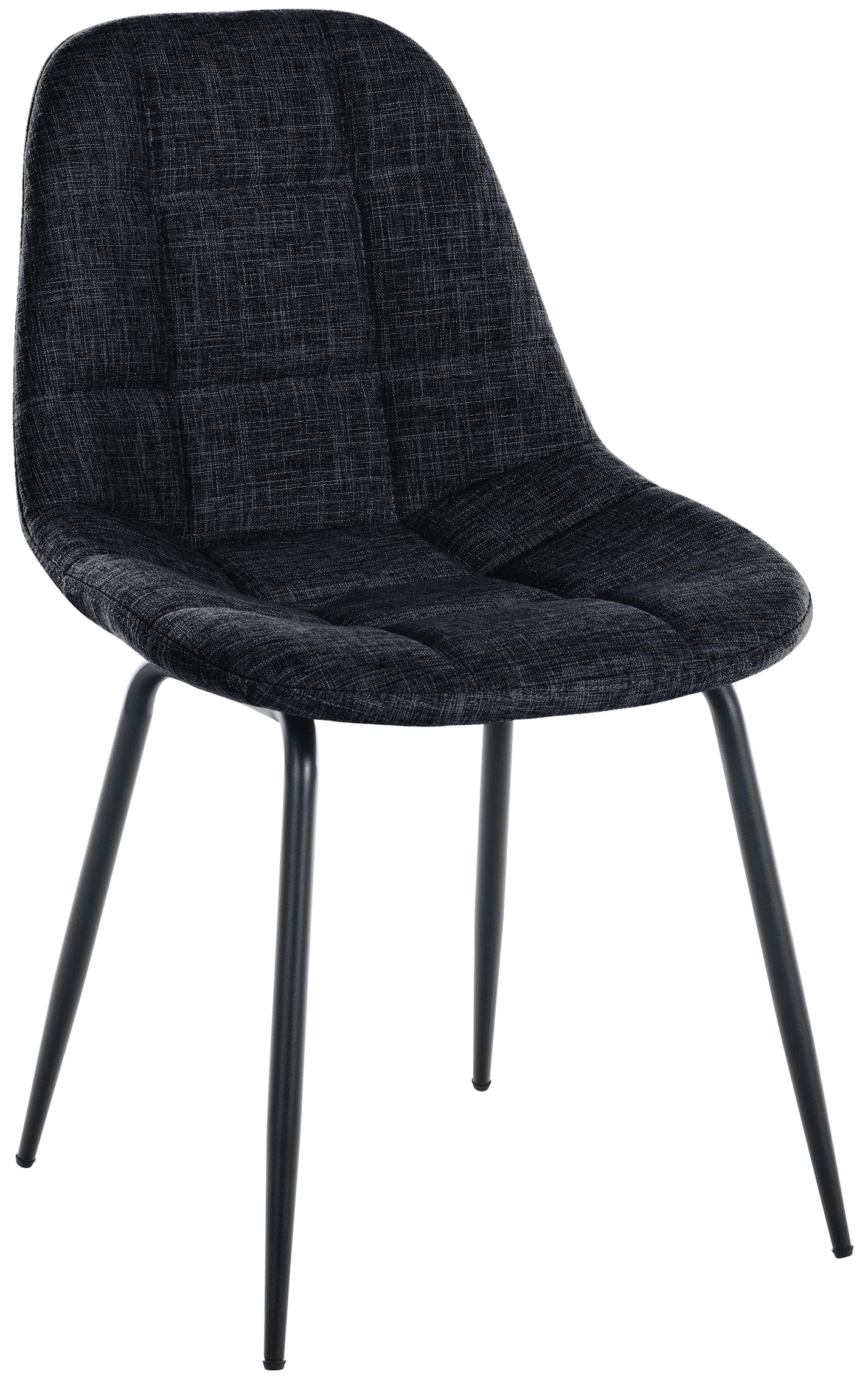 Stuhl Tom Stoff, schwarz