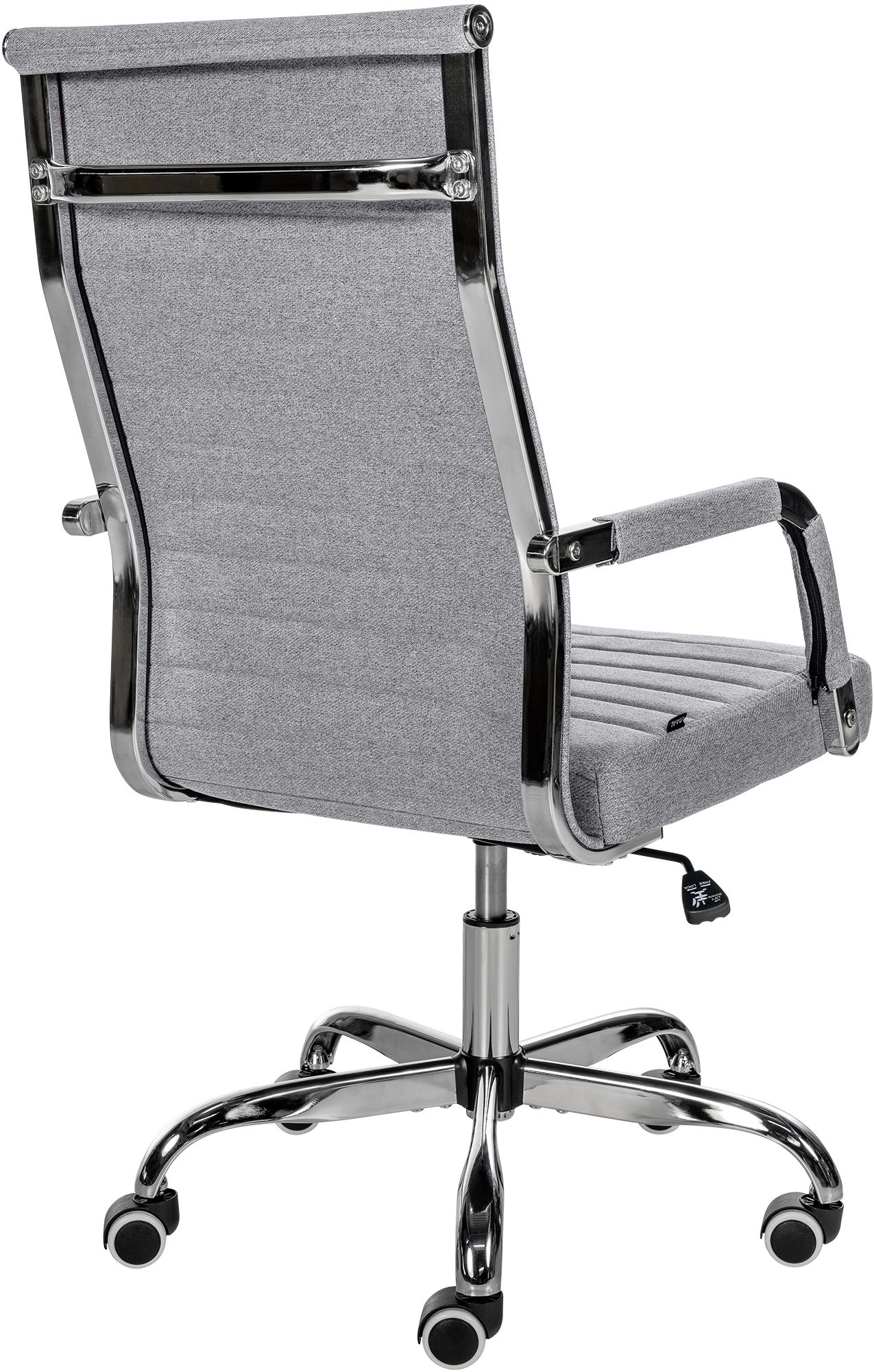 Bürostuhl Amadora Stoff, grau