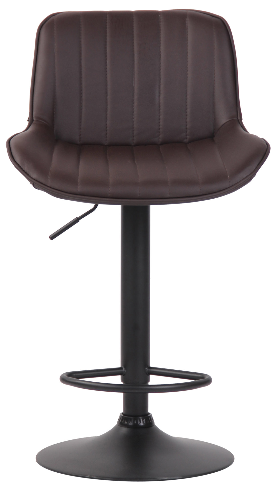 Barhocker Lentini Kunstleder schwarz, braun