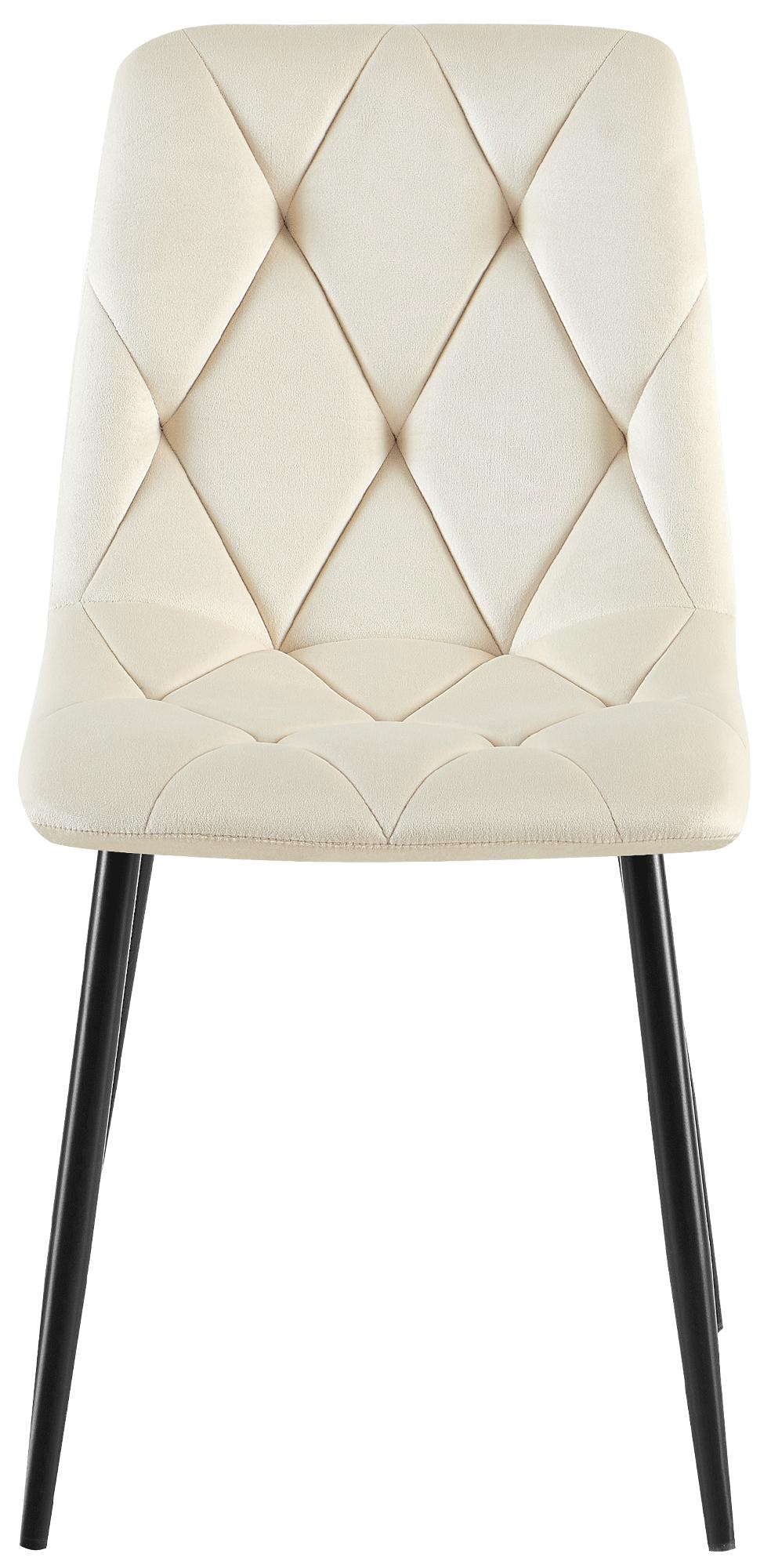 Esszimmerstuhl Clairton Samt, creme
