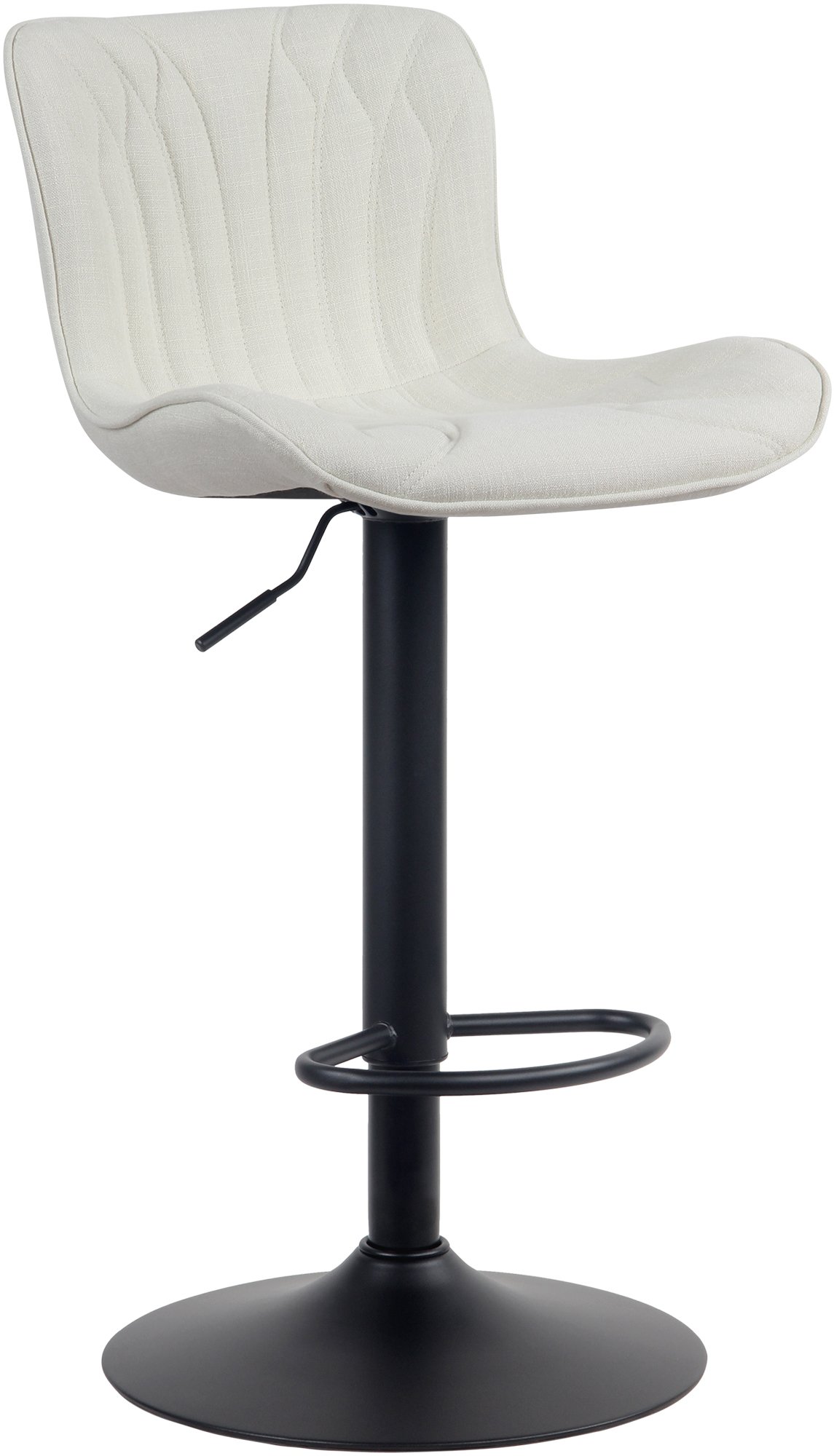 Barhocker Linus Stoff, creme