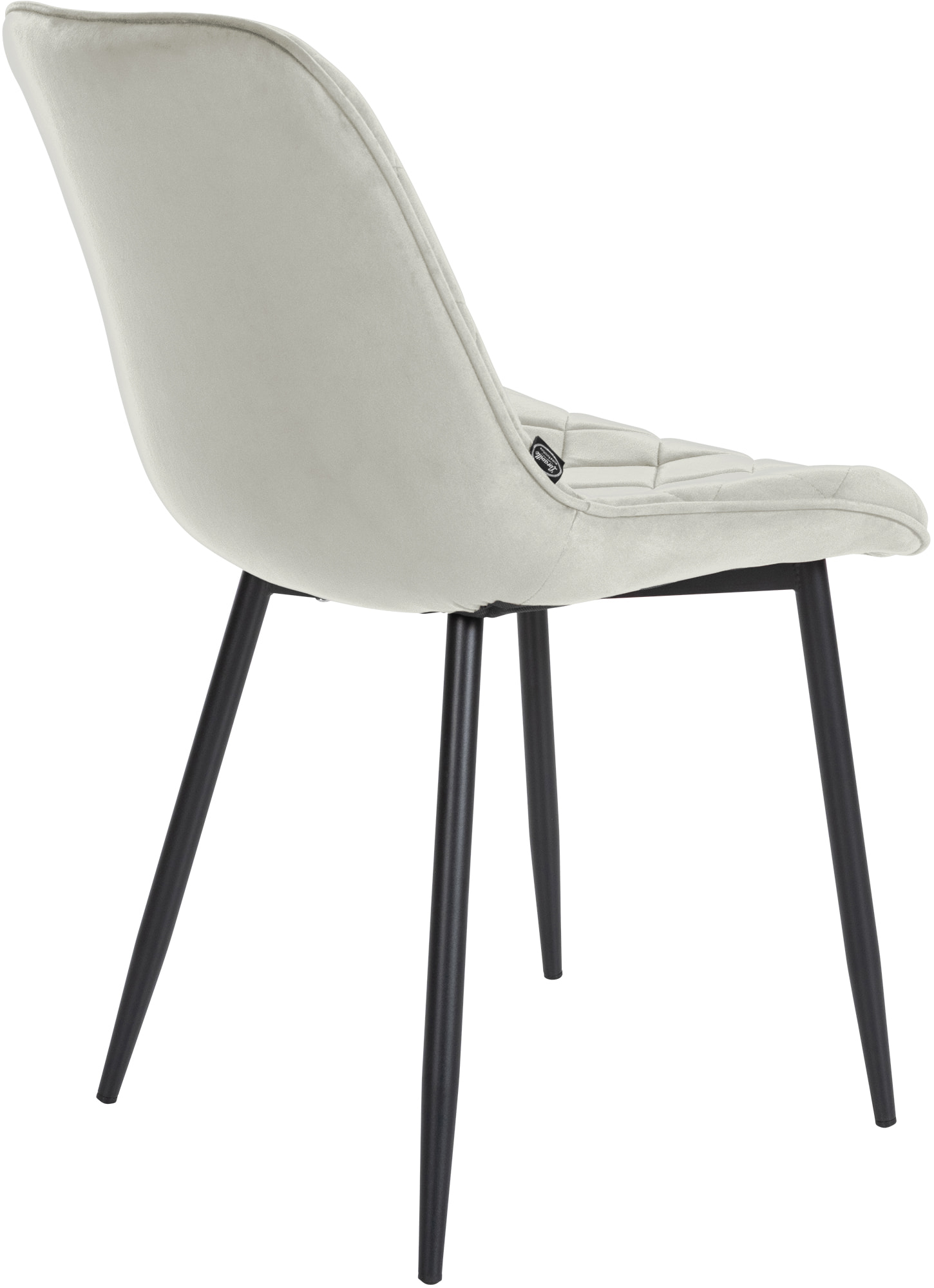 Stuhl Springs Samt, creme