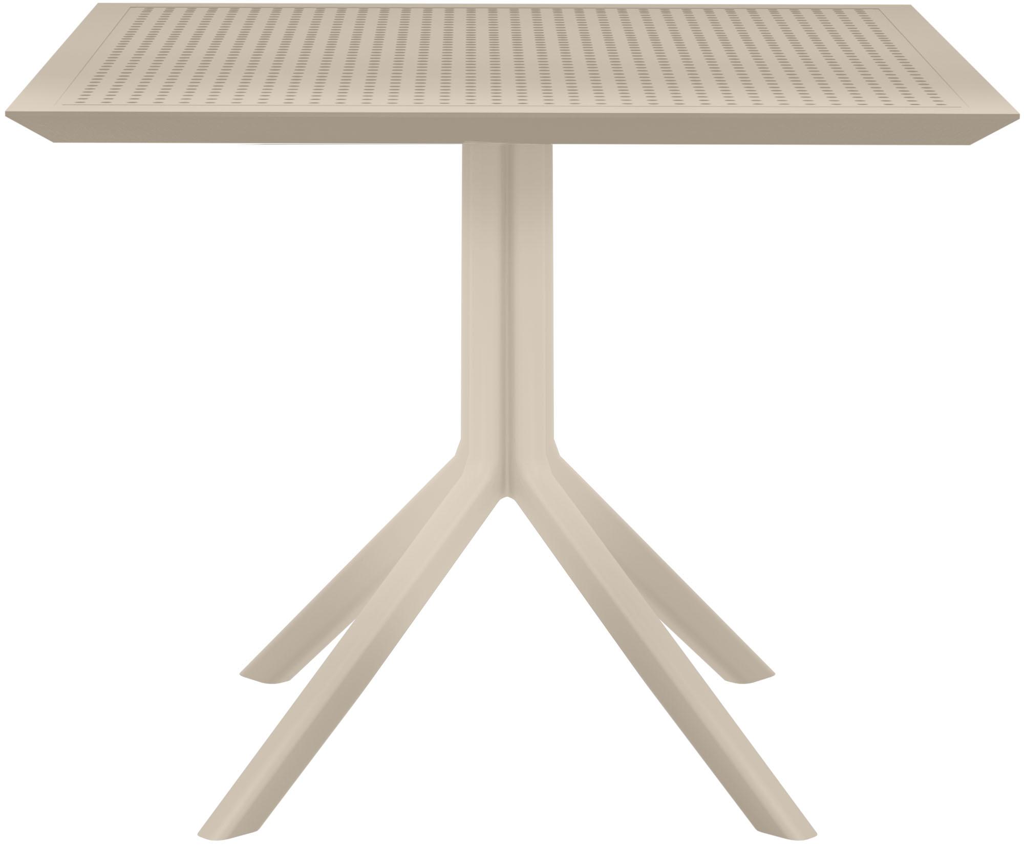 Tisch Sky 80 cm, taupe