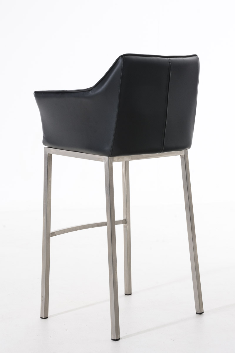 Barhocker Damaso E mit 4-Fuß Gestell, schwarz