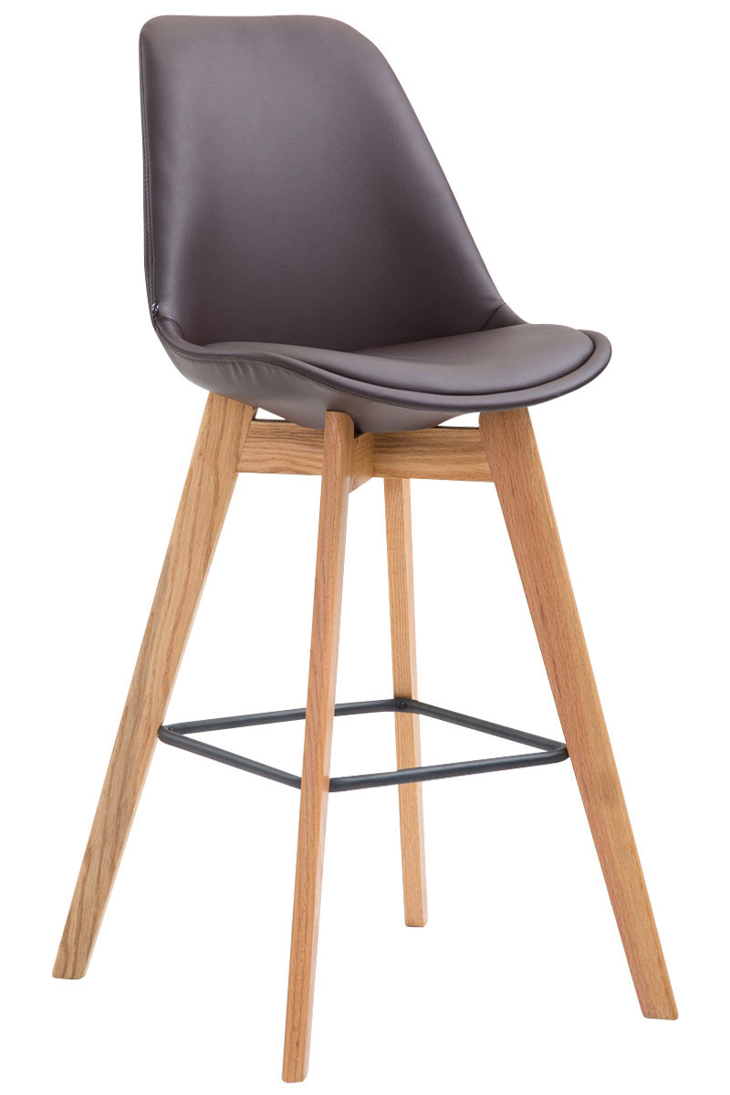 Barhocker Metz Kunstleder Natura, braun