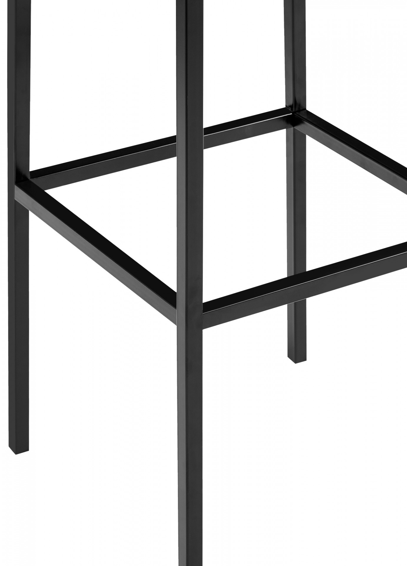 2er Set Barhocker Montreal 85 Kunstleder schwarz, weiß