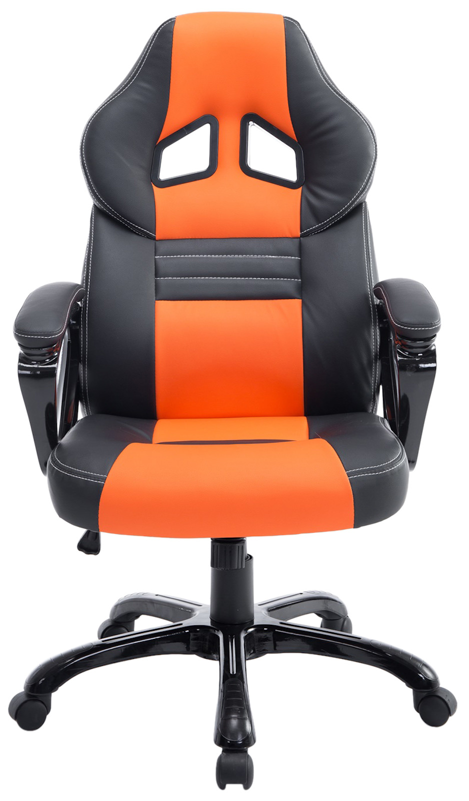 Bürostuhl Pedro, schwarz/orange