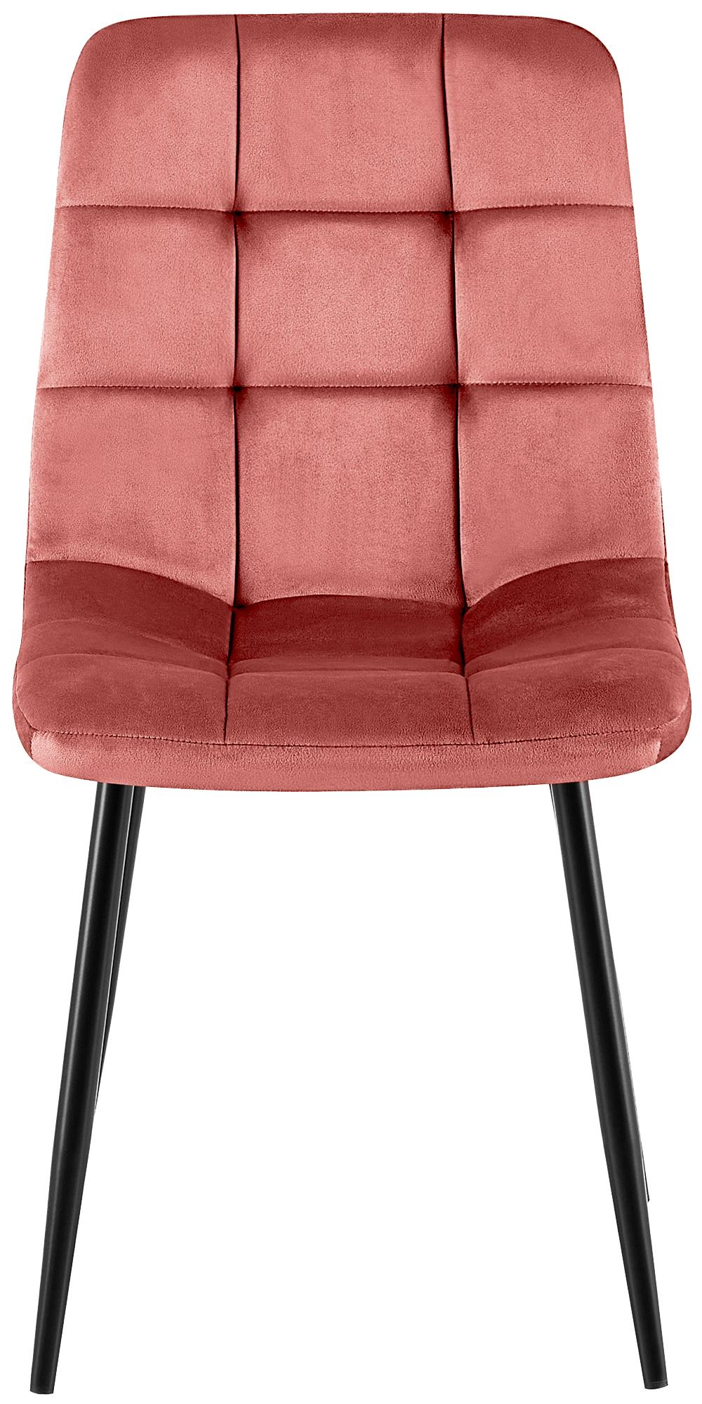 4er Set Esszimmerstühle Antibes, rosa