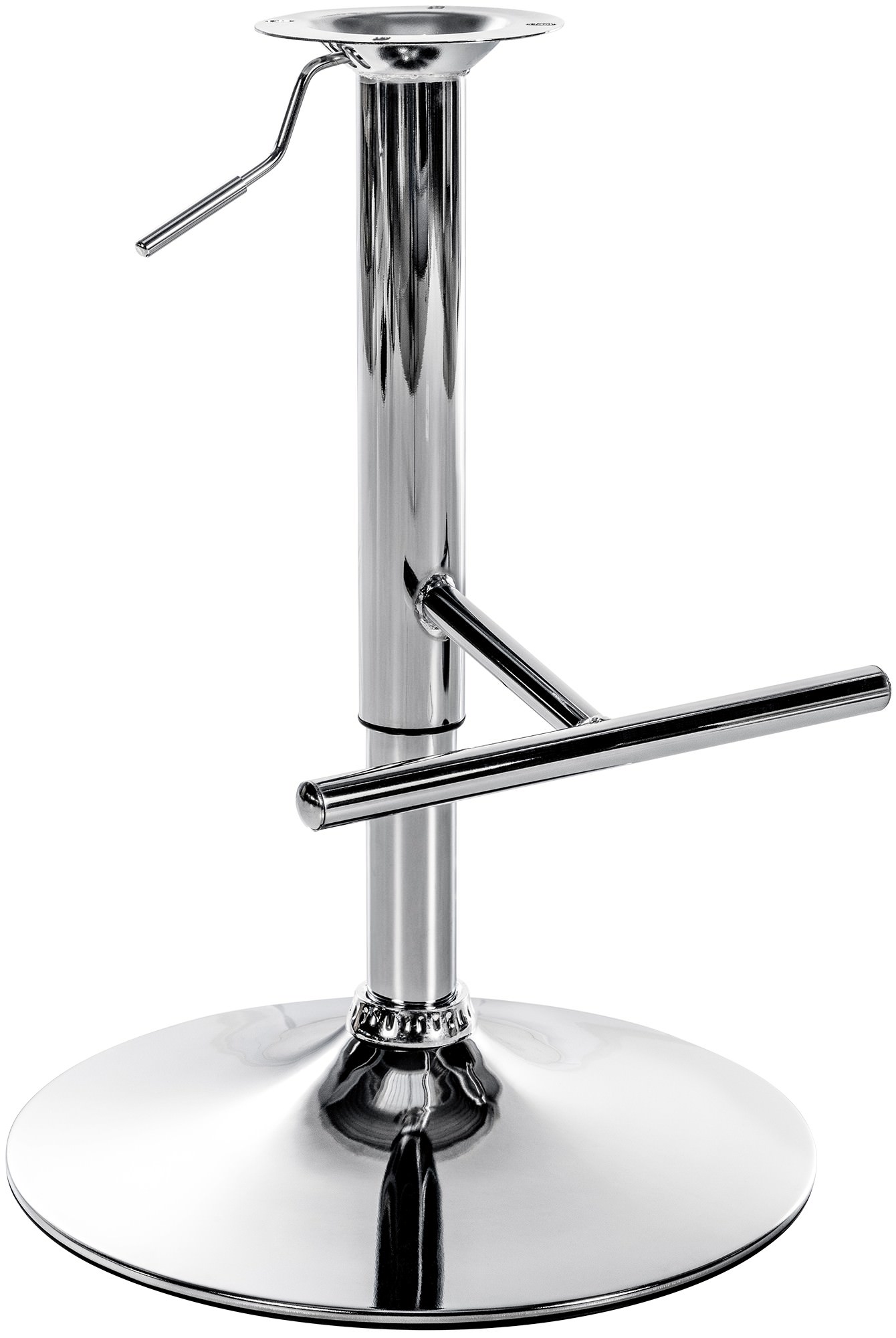 Ersatz T Gestell für Barhocker, chrom