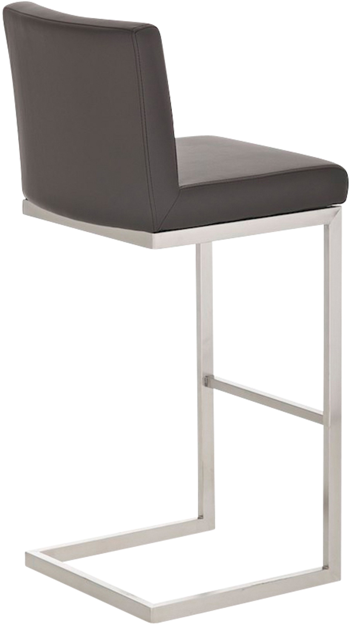 2er Set Barhocker Paros Kunstleder, braun