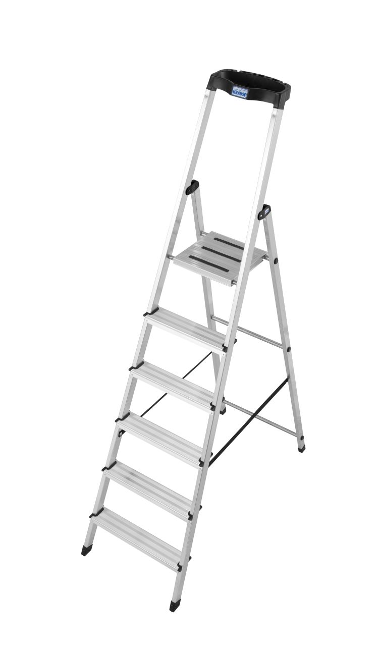 MONTO Aluminium-Stufen-Stehleiter Safety, 1x6 Stufen