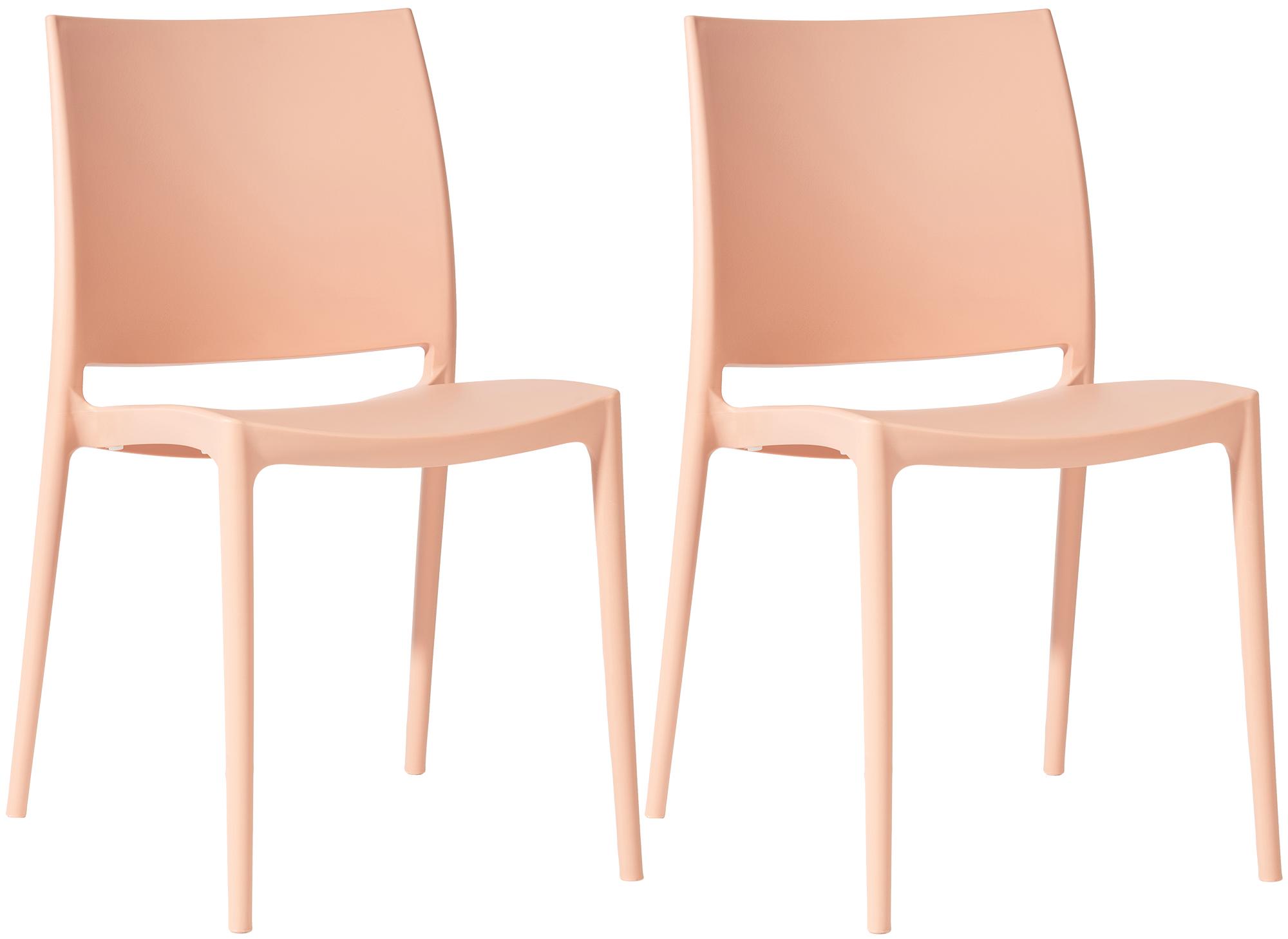 2er Set Stuhl Meton, pfirsich