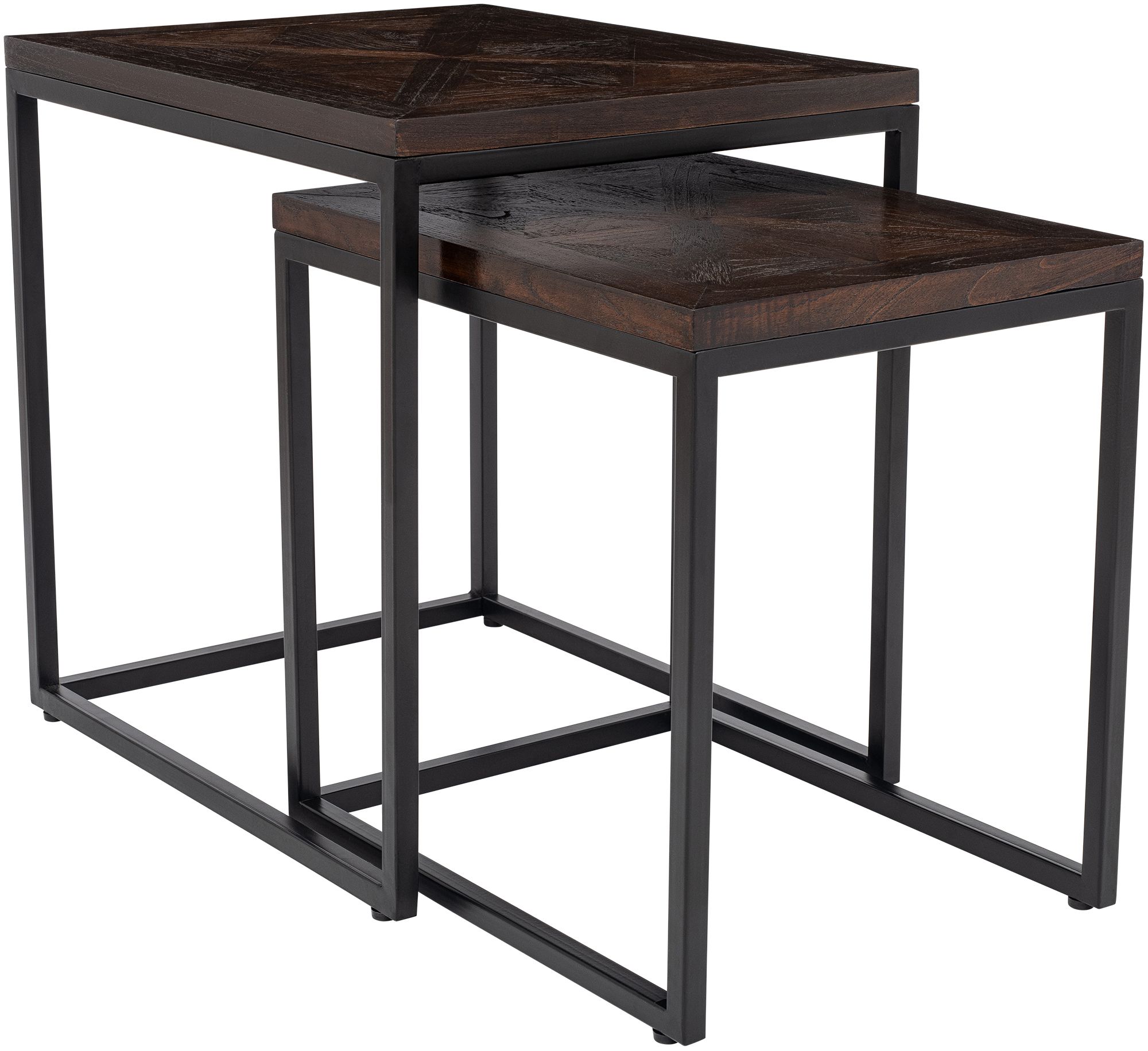 Beistelltisch 2er Set Talero, braun