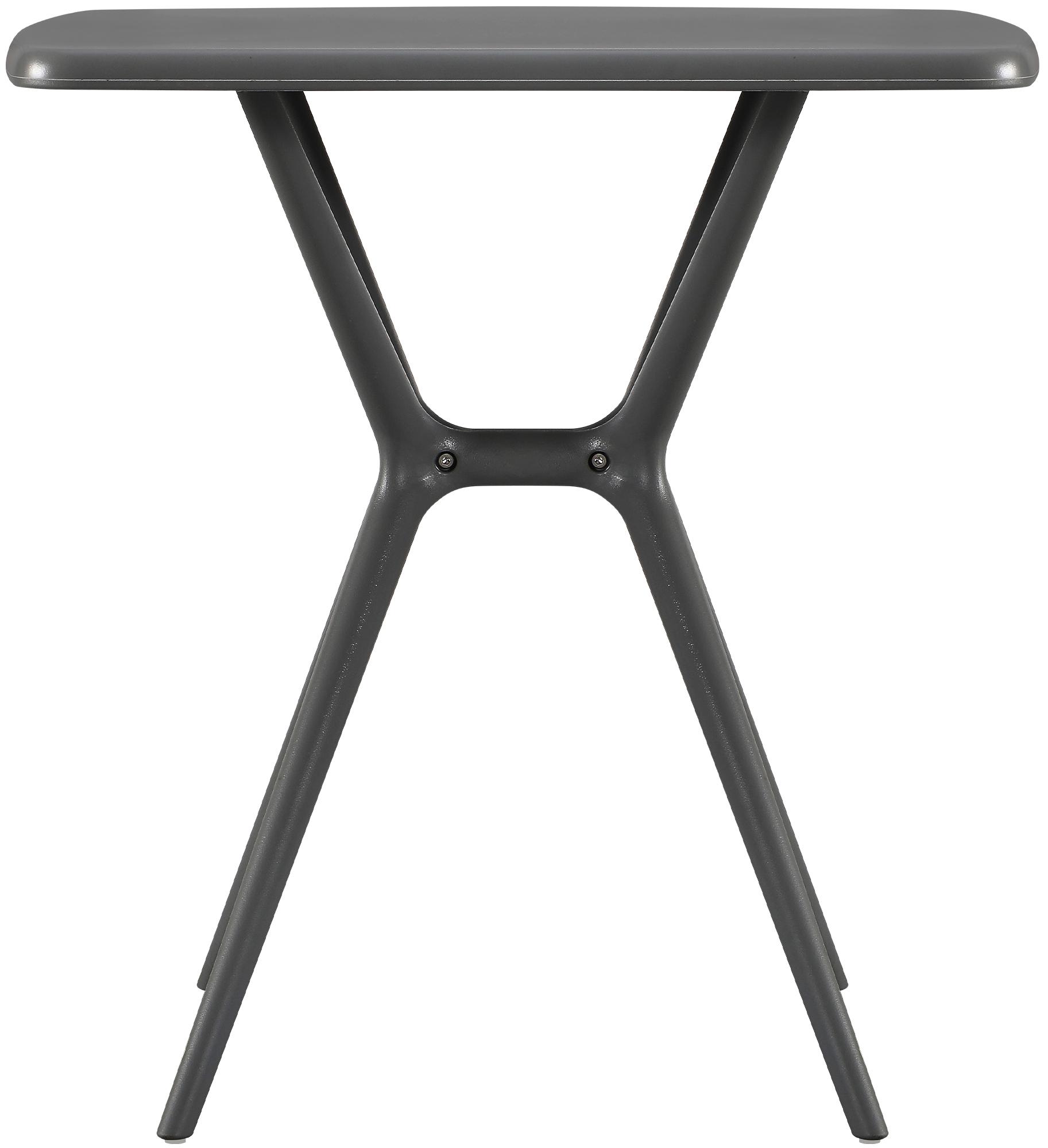 Tisch Becky eckig 72 x 72 cm, dunkelgrau