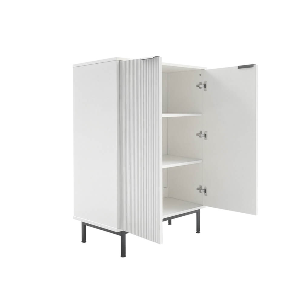 Sideboard NYLA Weiß - 115 x 90 cm