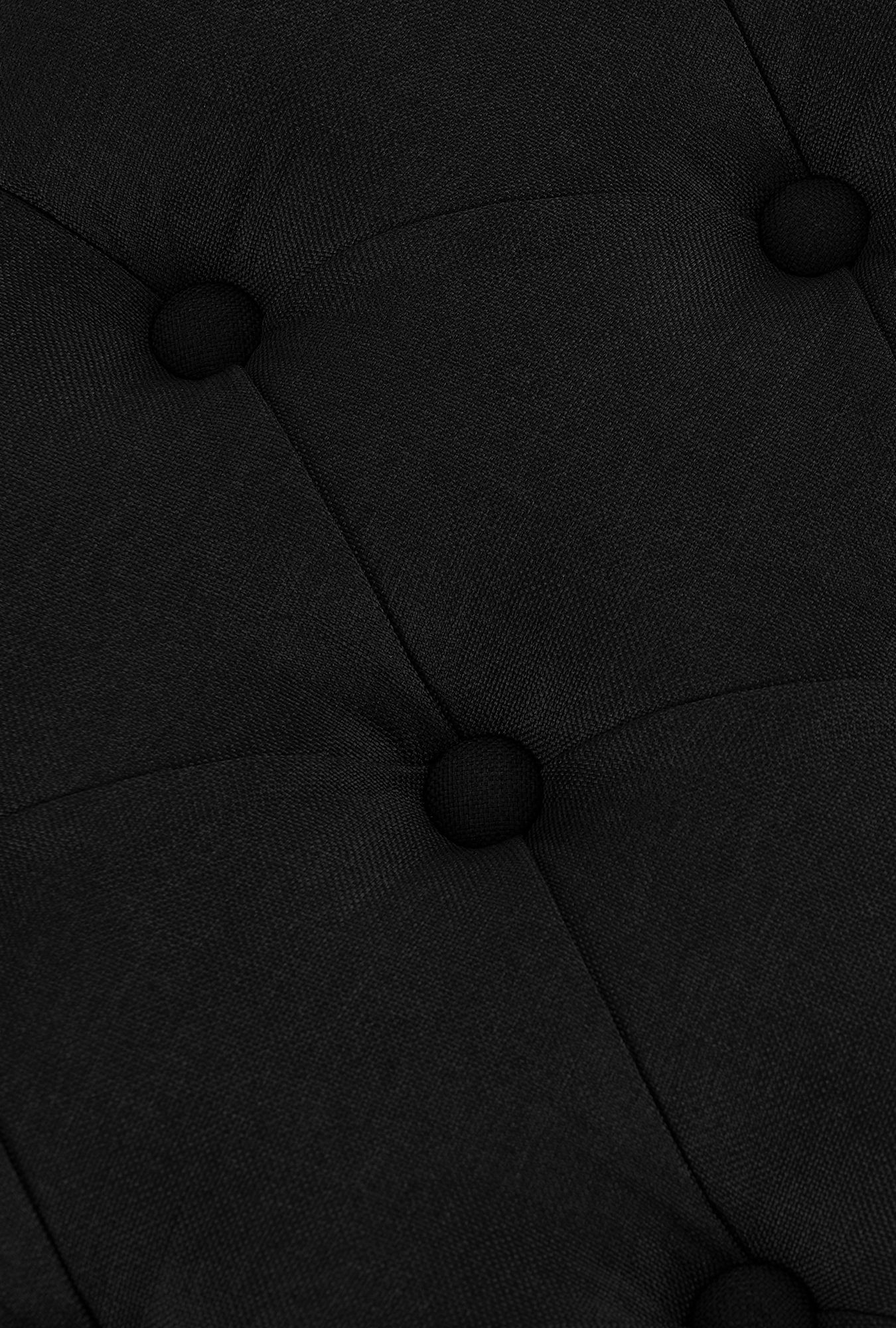 Sitzbank Amun Stoff Schwarz 100 cm, schwarz