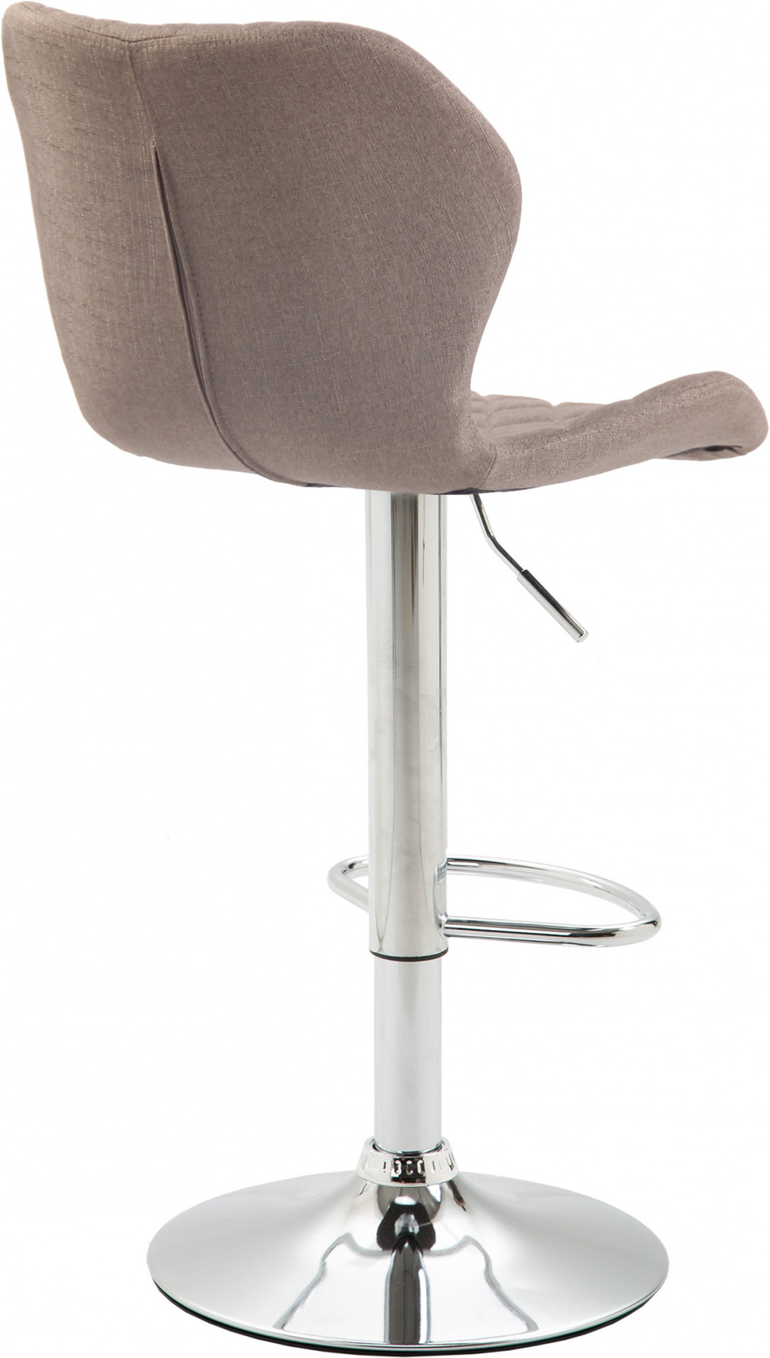 Barhocker Cork Stoff chrom, taupe