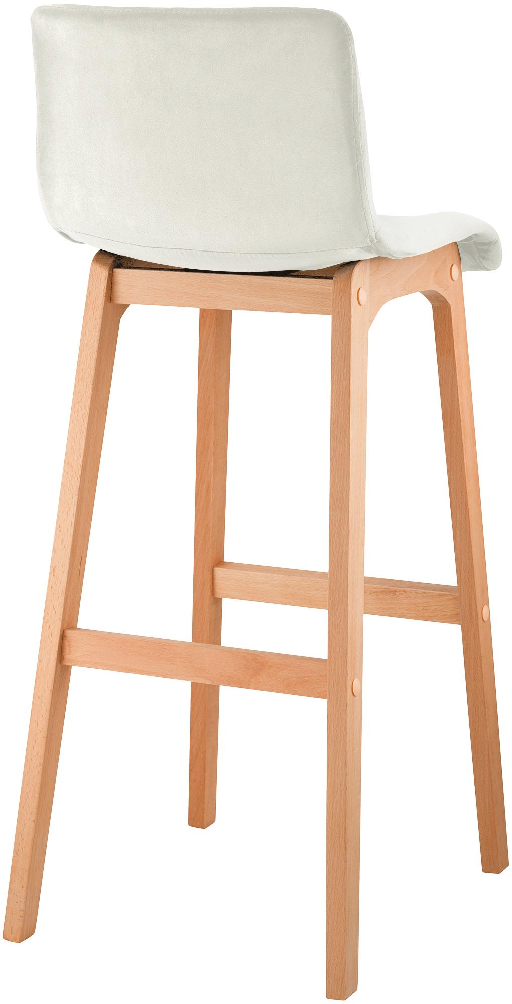 Barhocker Hoover Samt Natura, creme